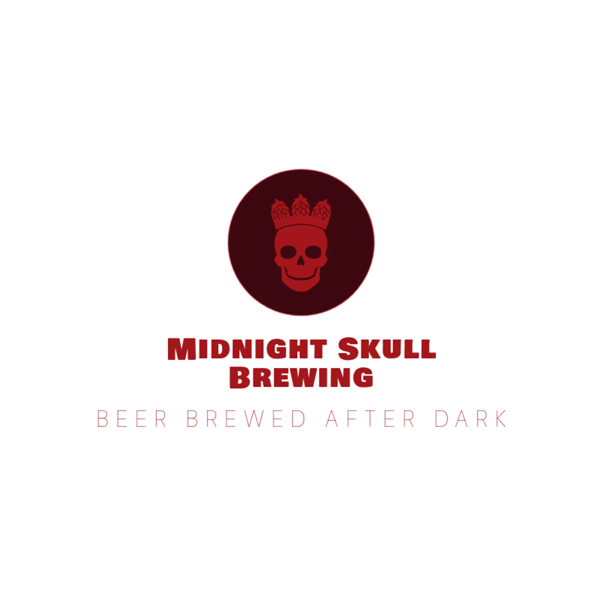 Midnight Skull Brewing logo for skull
