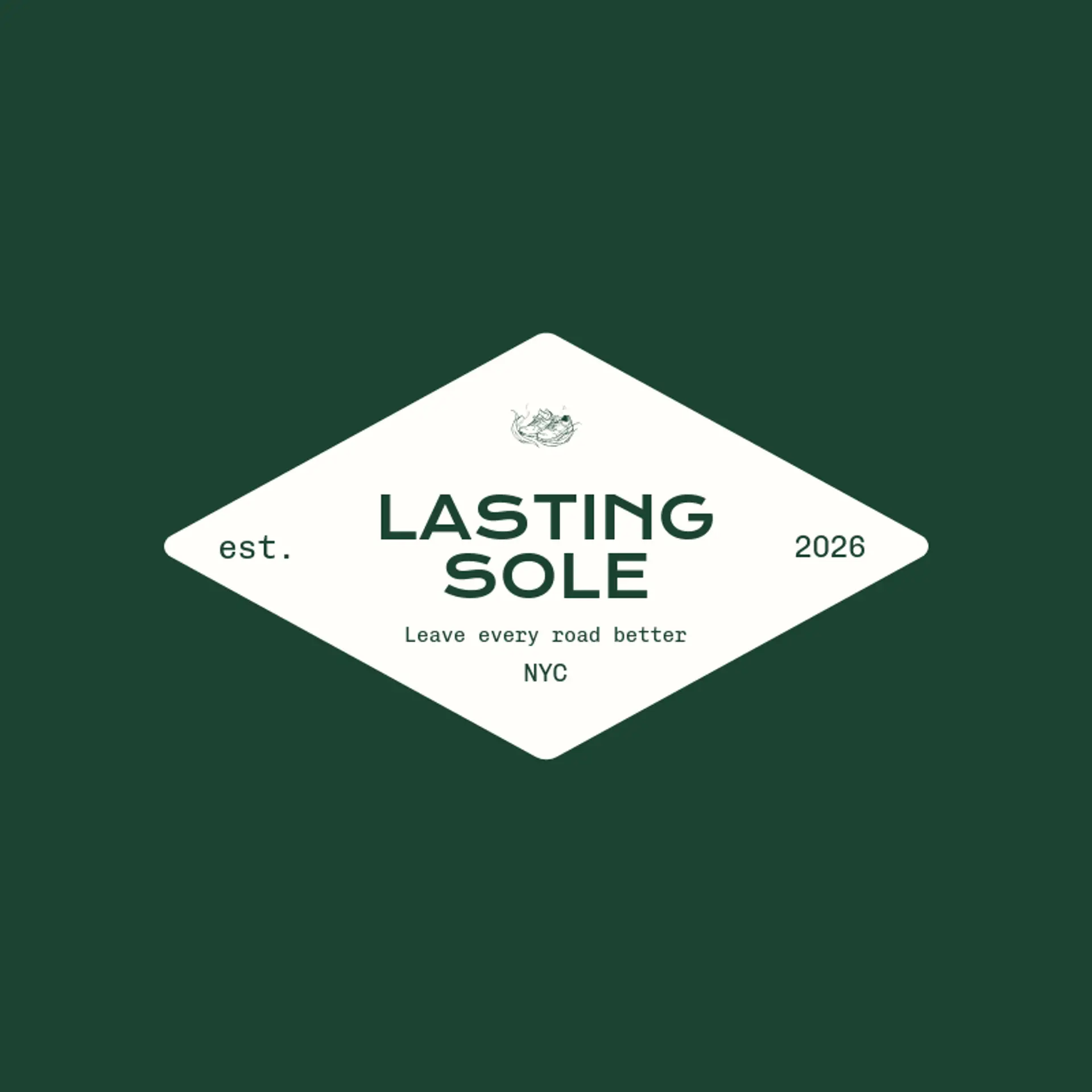 Lasting Sole logo for shoes