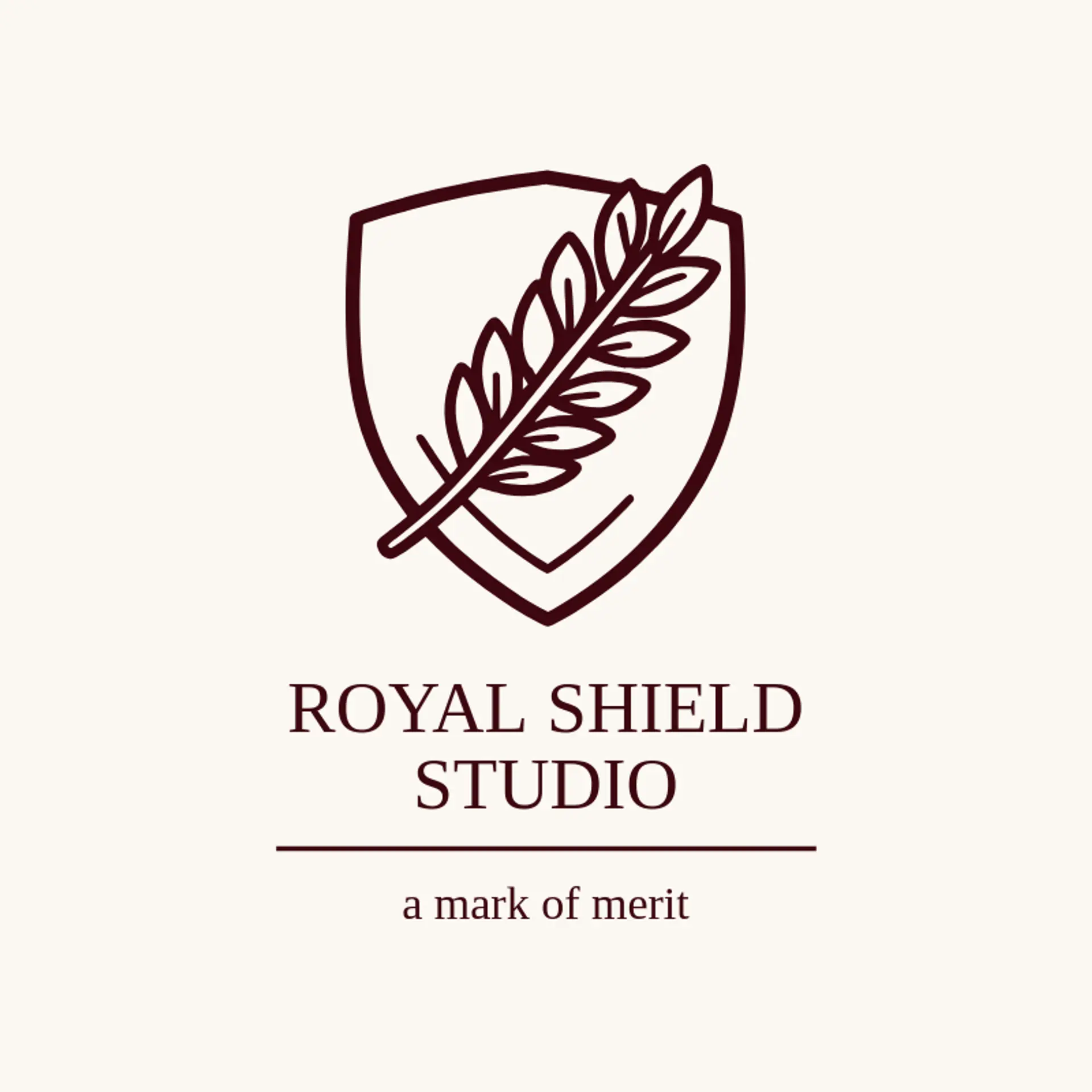Royal Shield Studio logo for seal