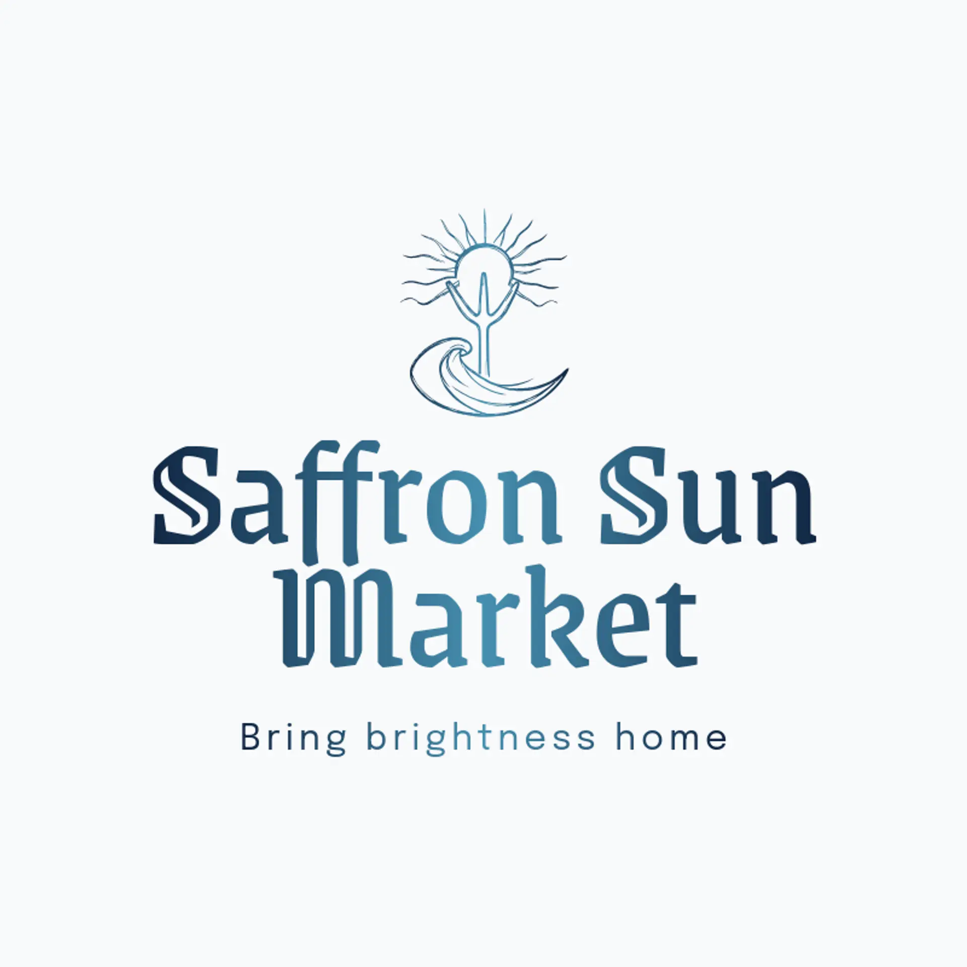 Saffron Sun Market logo for trishul