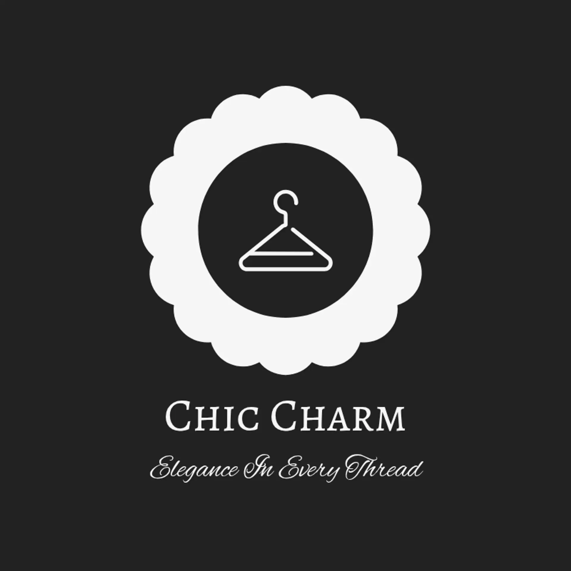 Chic Charm logo for fashion company