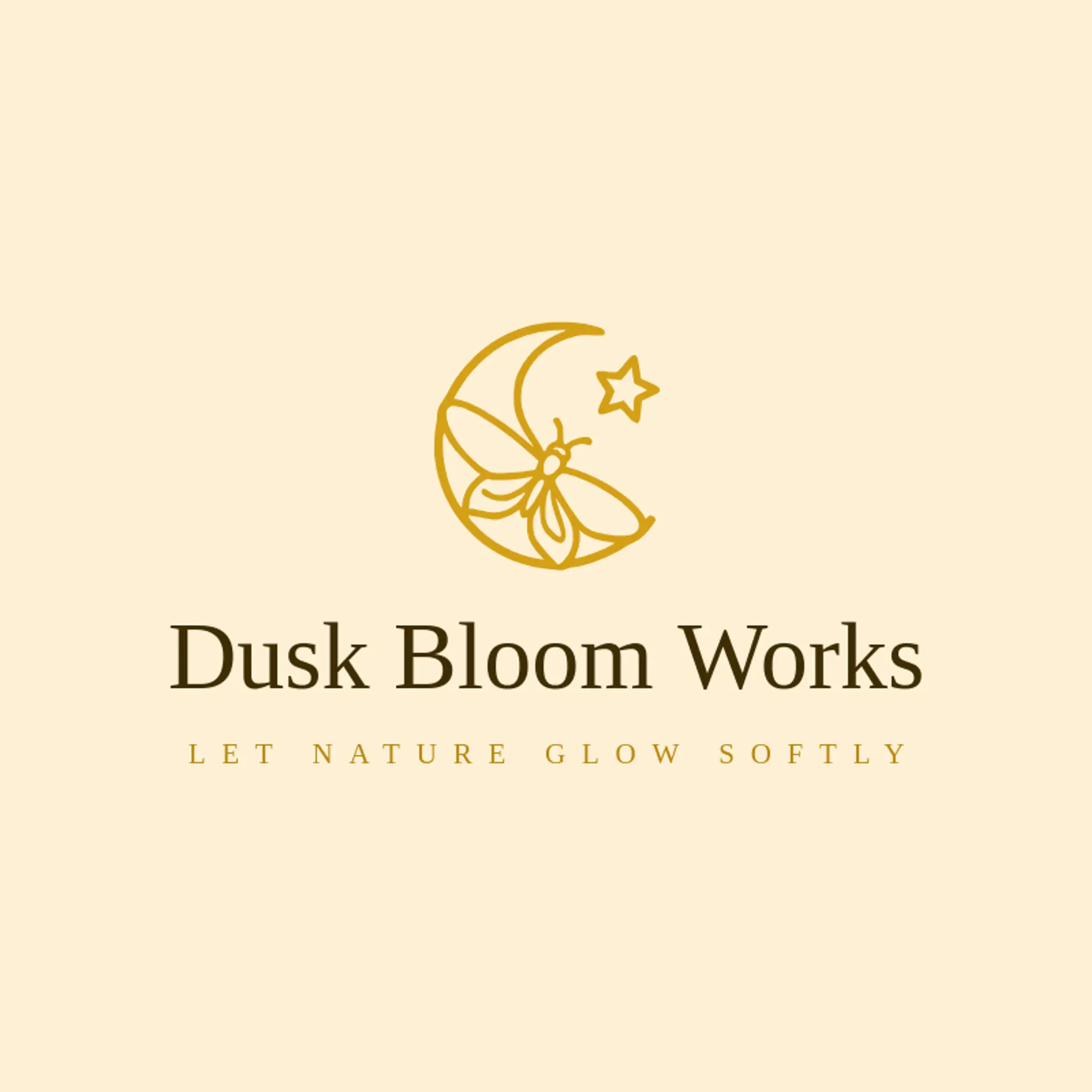 Dusk Bloom Works logo for moth
