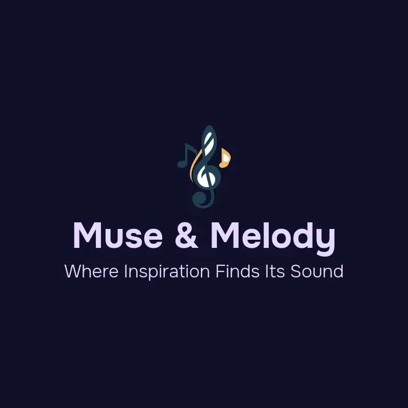 The song name Muse & Melody as a branded logo with a color icon