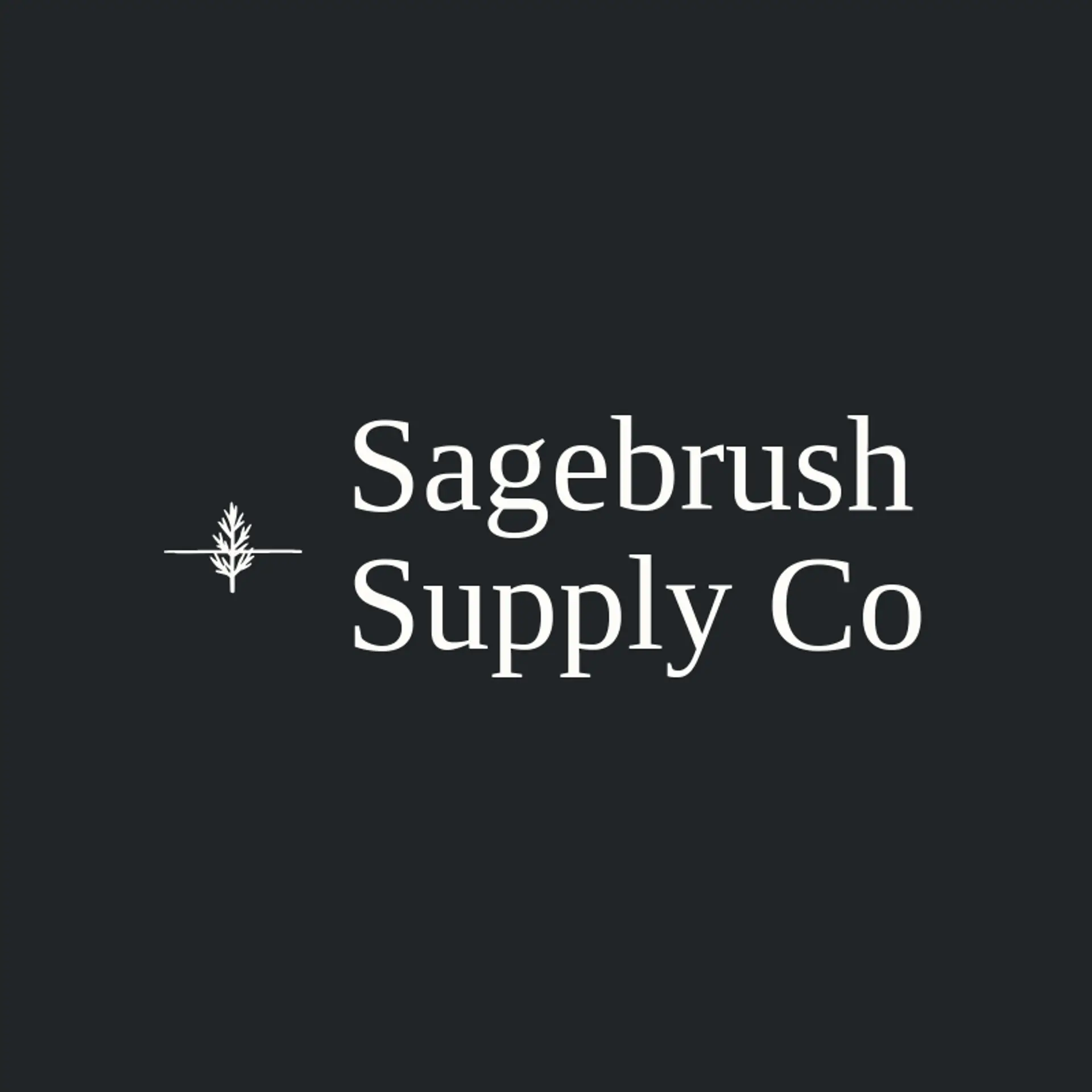 Sagebrush Supply Co logo for natural