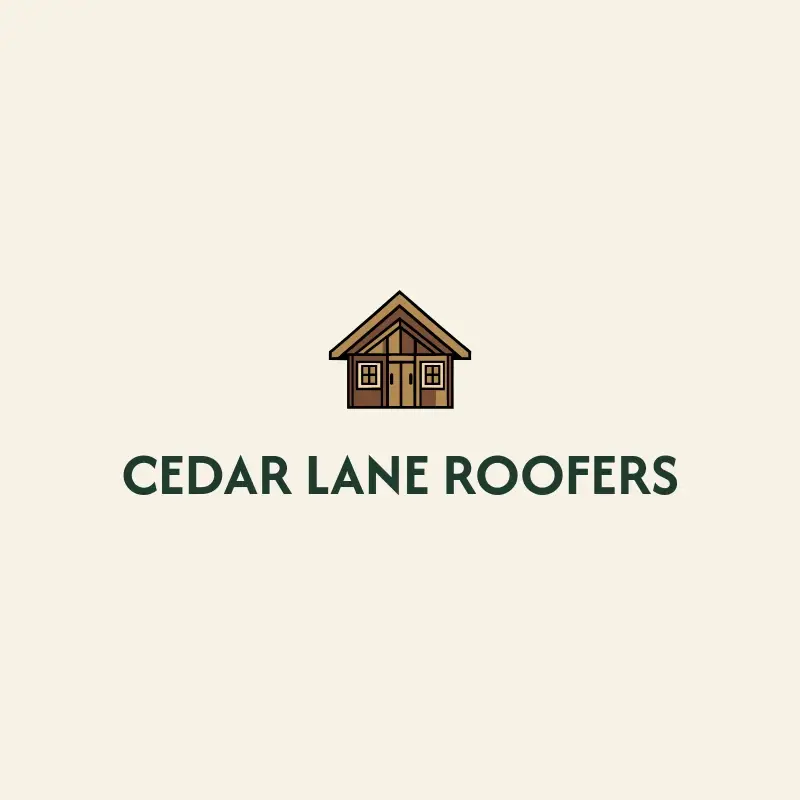 The roofing name Cedar Lane Roofers as a branded logo with a color icon
