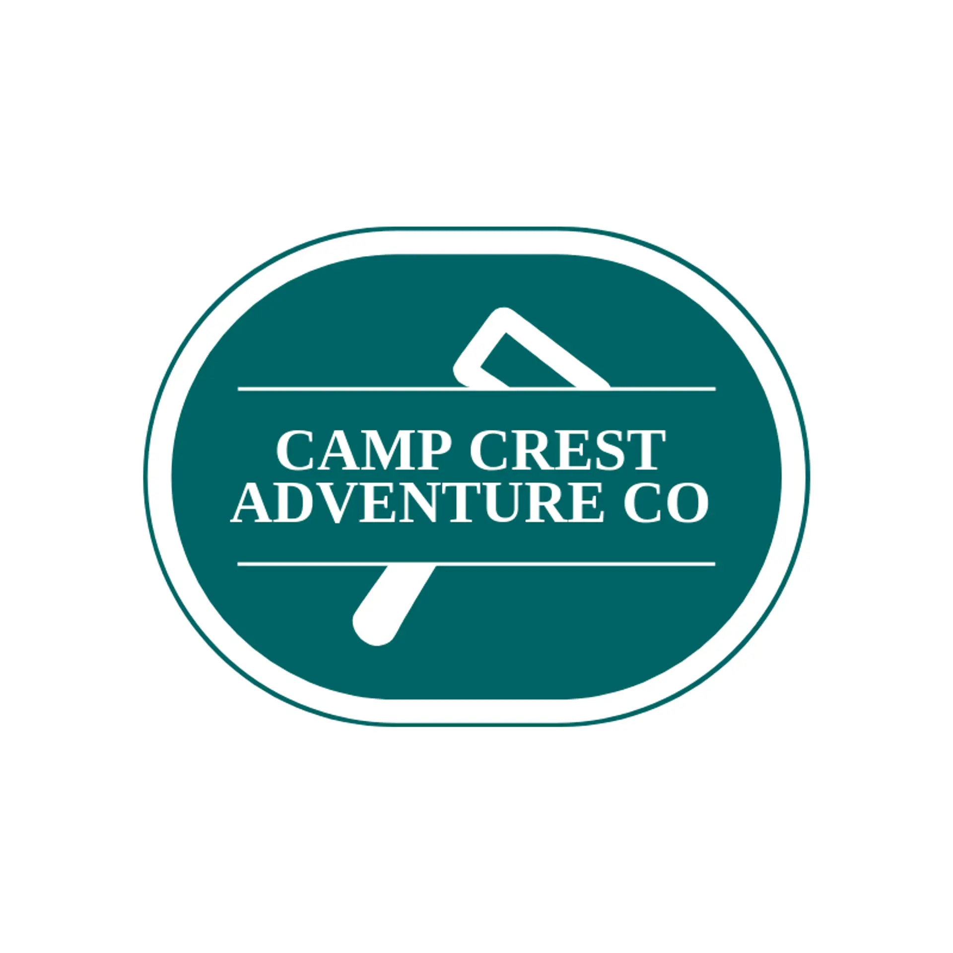 Camp Crest Adventure Co logo for tomahawk
