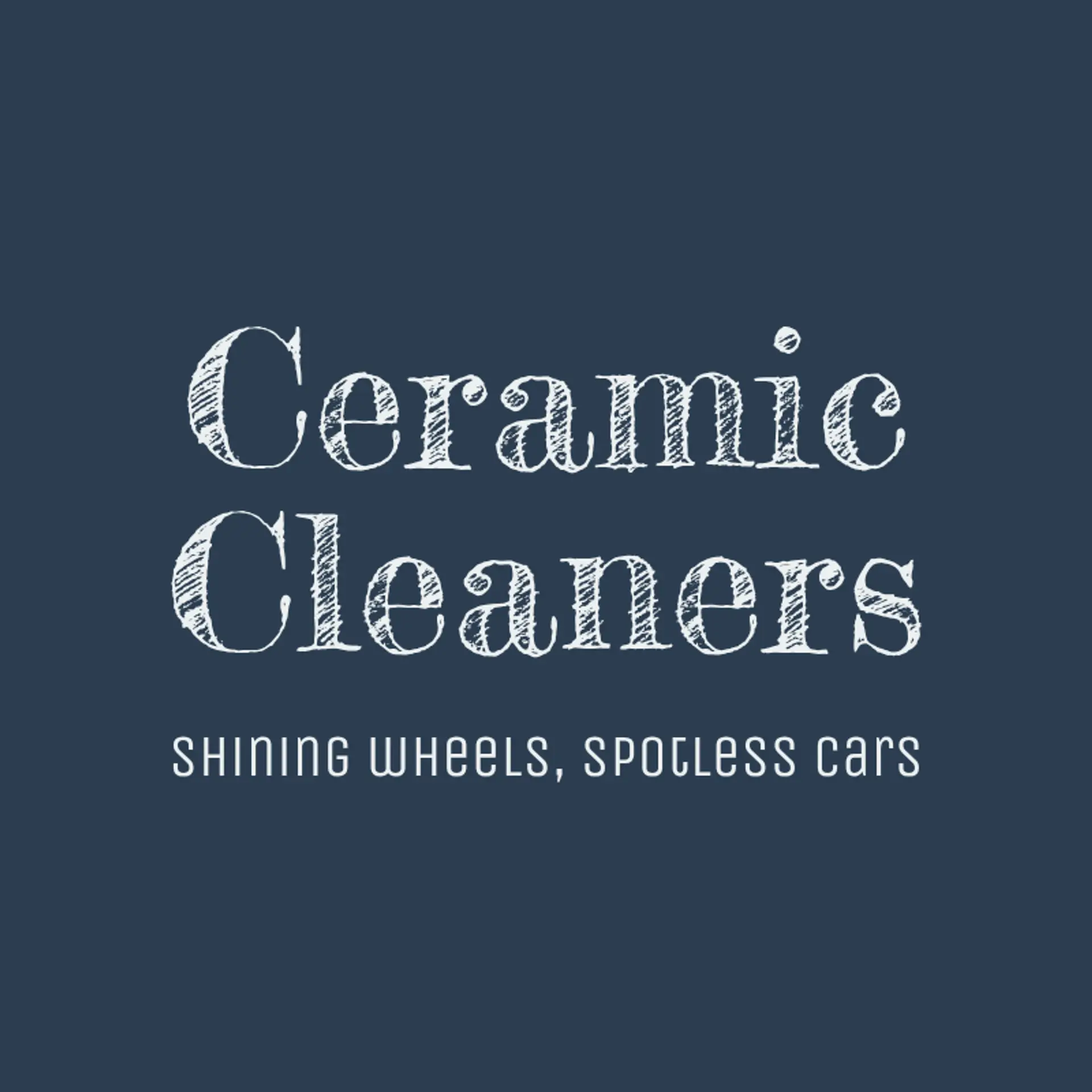 Ceramic Cleaners logo for car cleaning