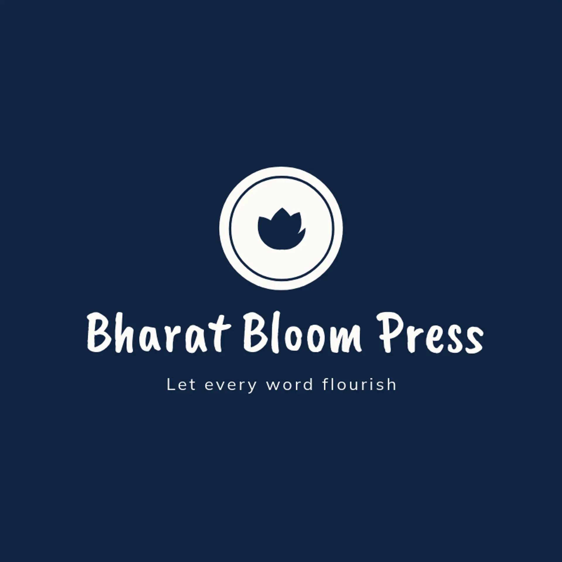 Bharat Bloom Press logo for hindi