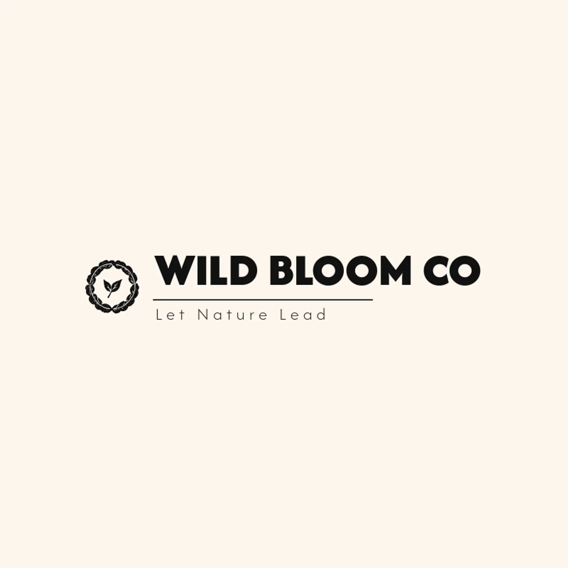 Wild Bloom Co logo for flower