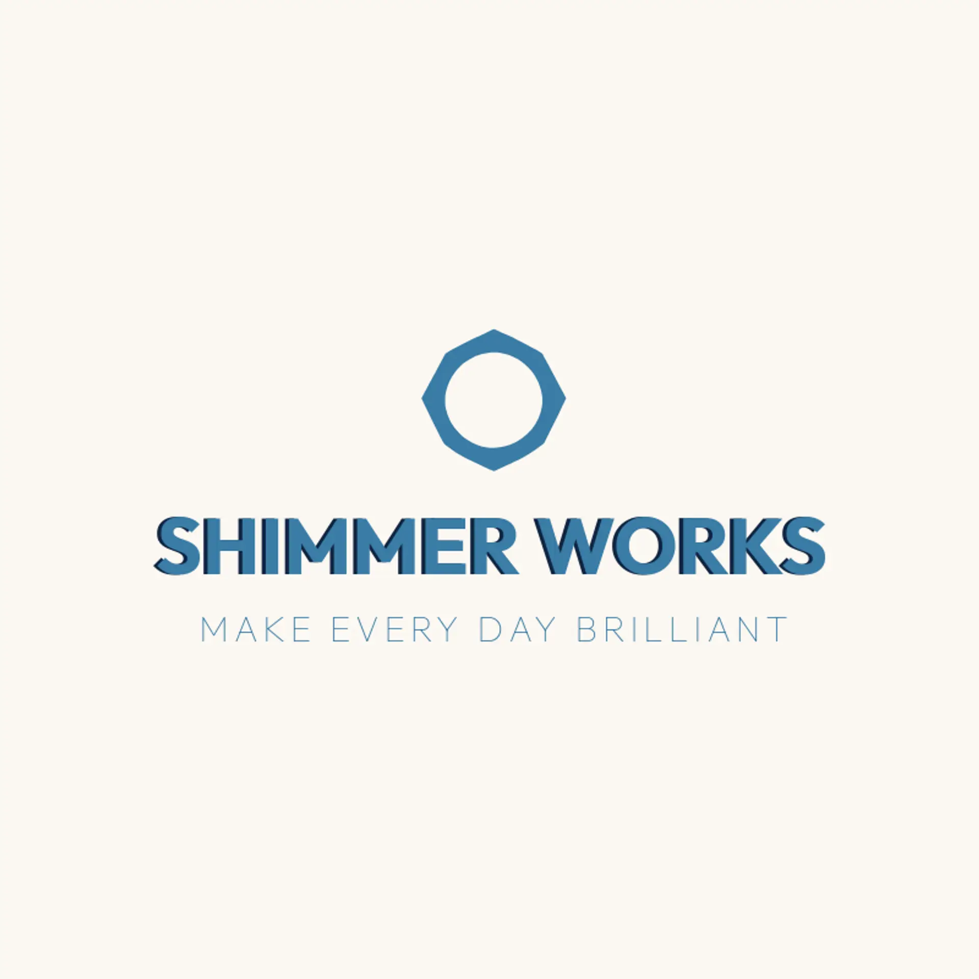Shimmer Works logo for ring