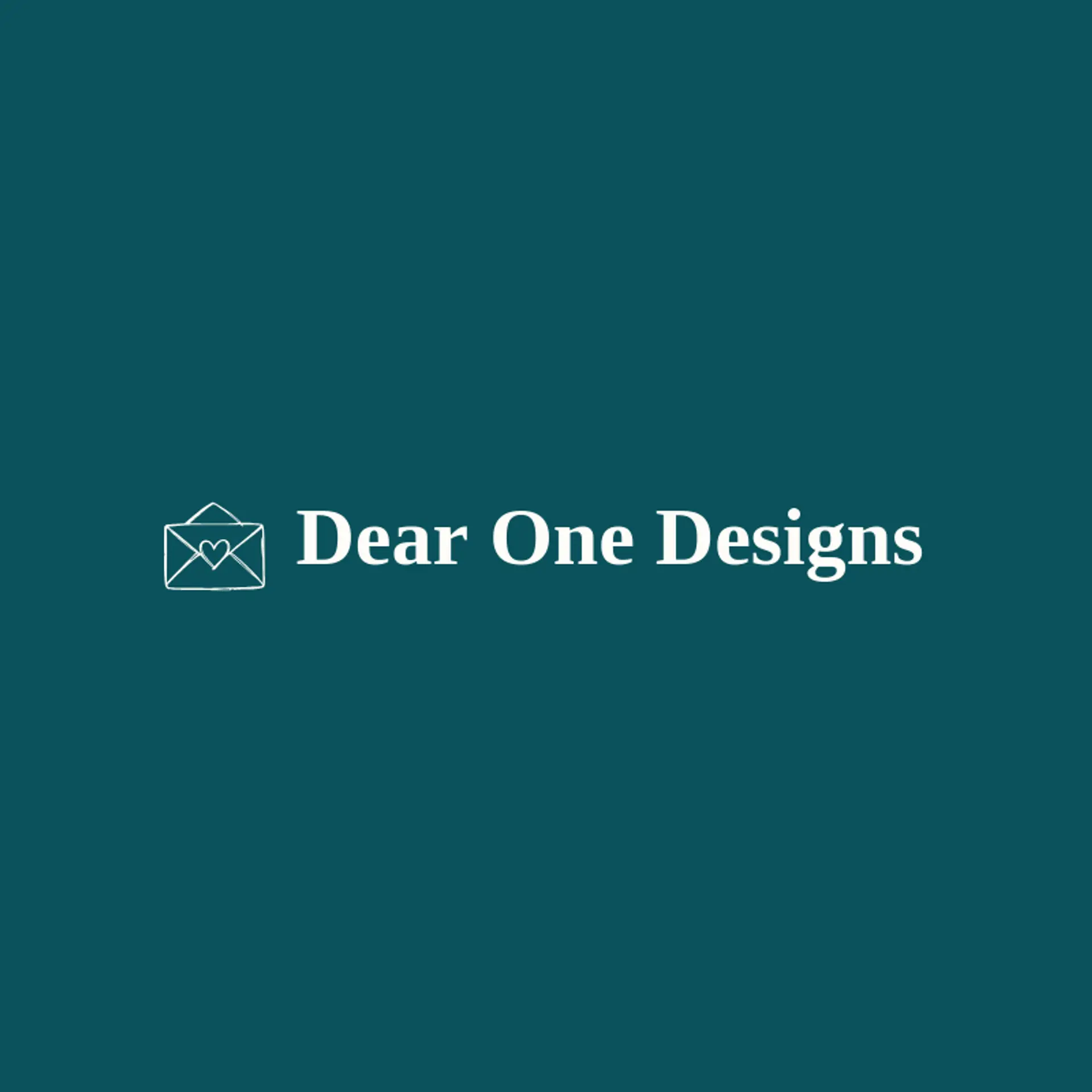 Dear One Designs logo for valentine