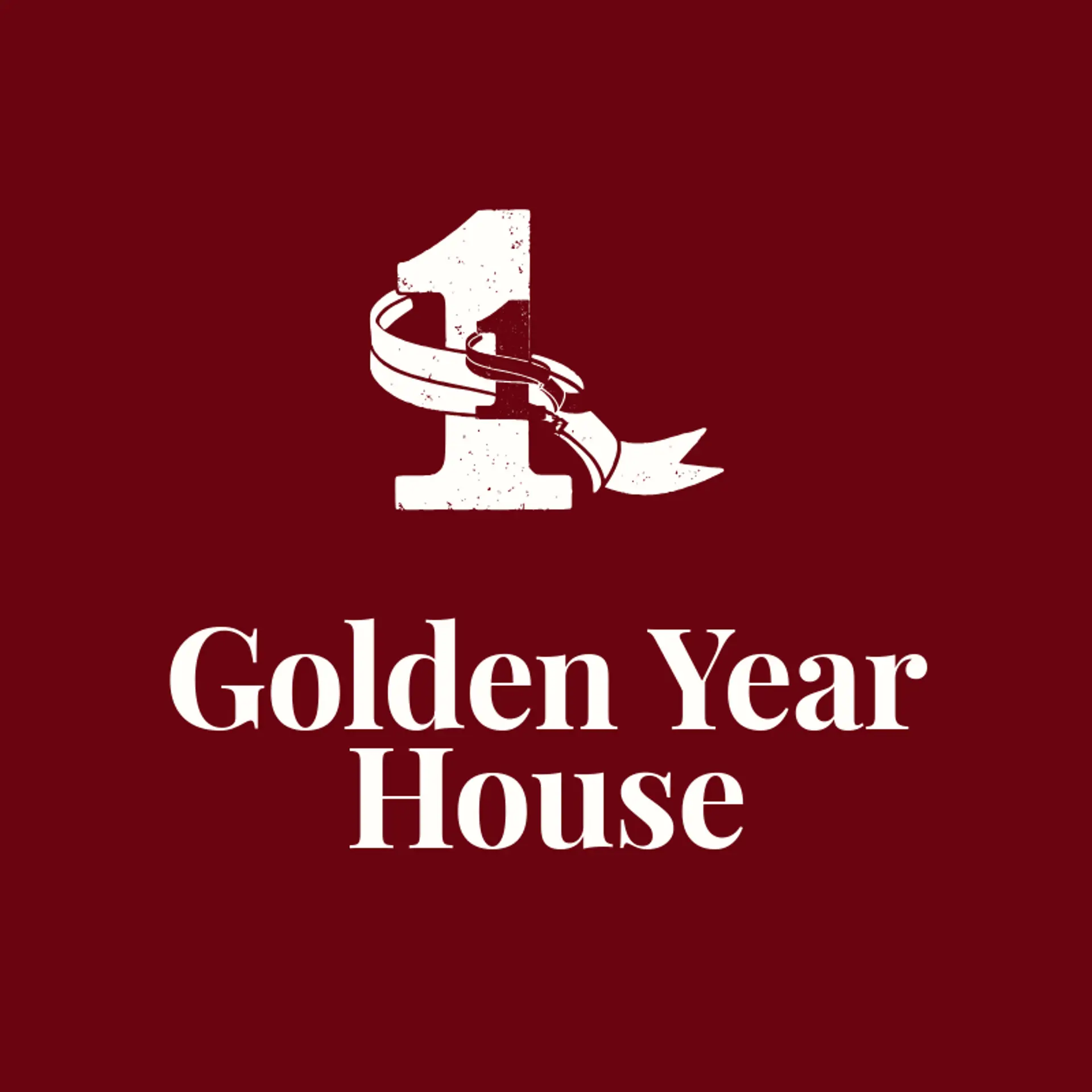 Golden Year House logo for anniversary