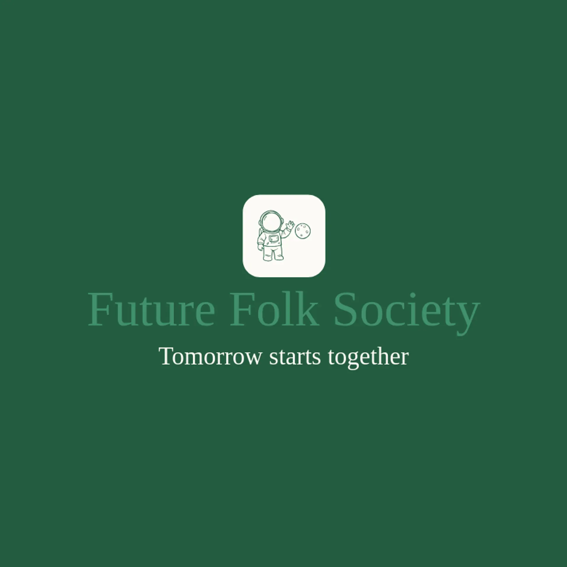 Future Folk Society logo for sci fi