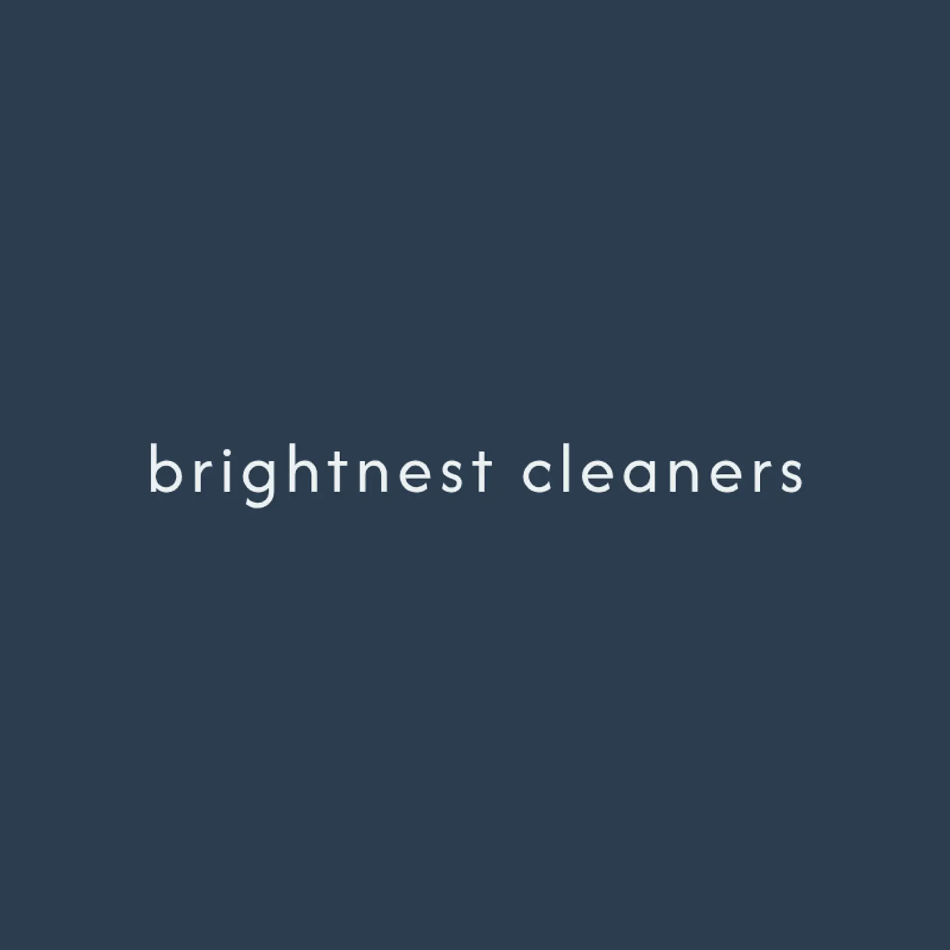BrightNest Cleaners logo for carpet cleaning