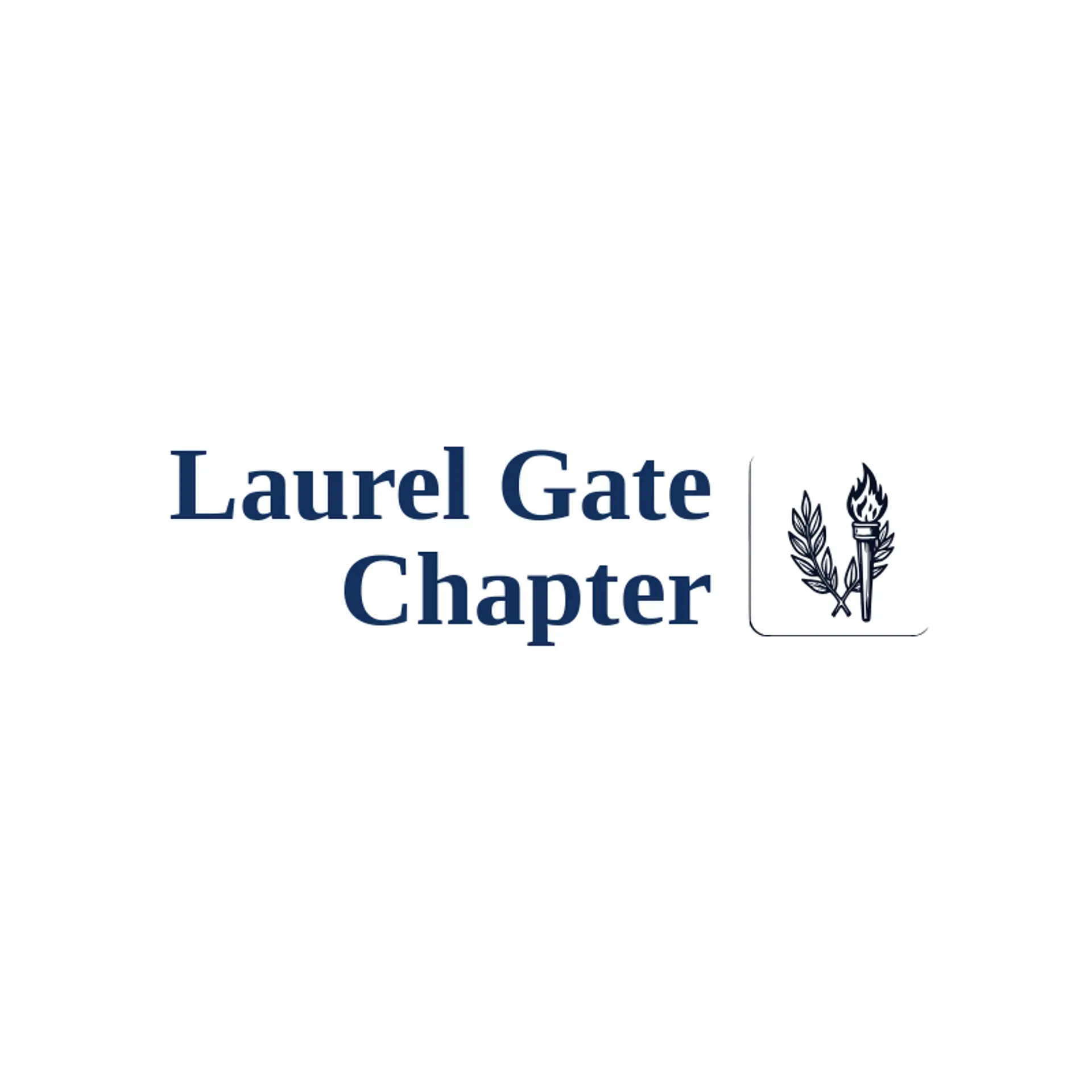 Laurel Gate Chapter logo for fraternity