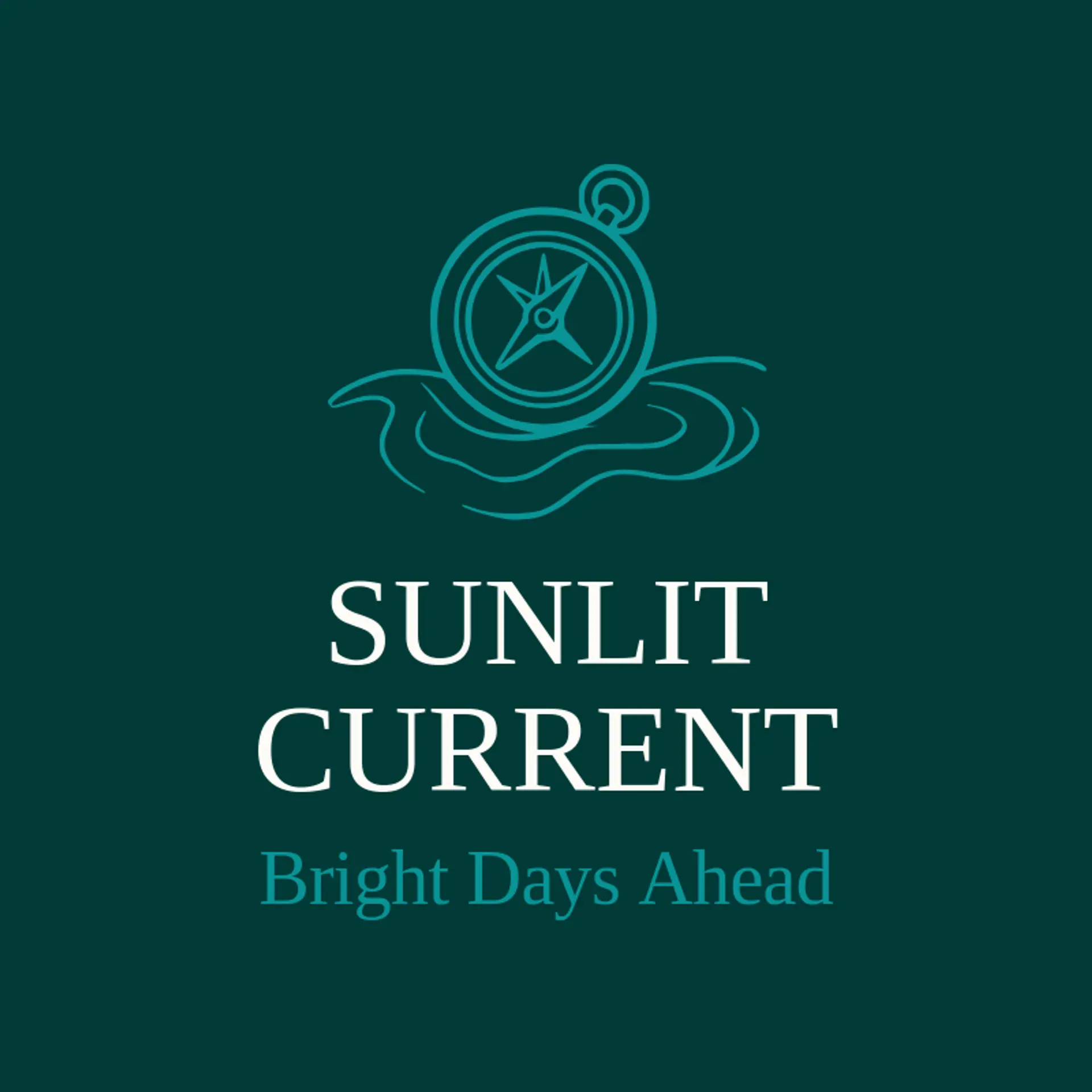 Sunlit Current logo for river