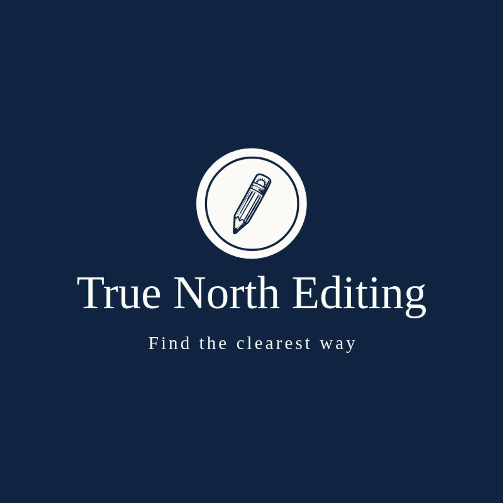 True North Editing logo for editor