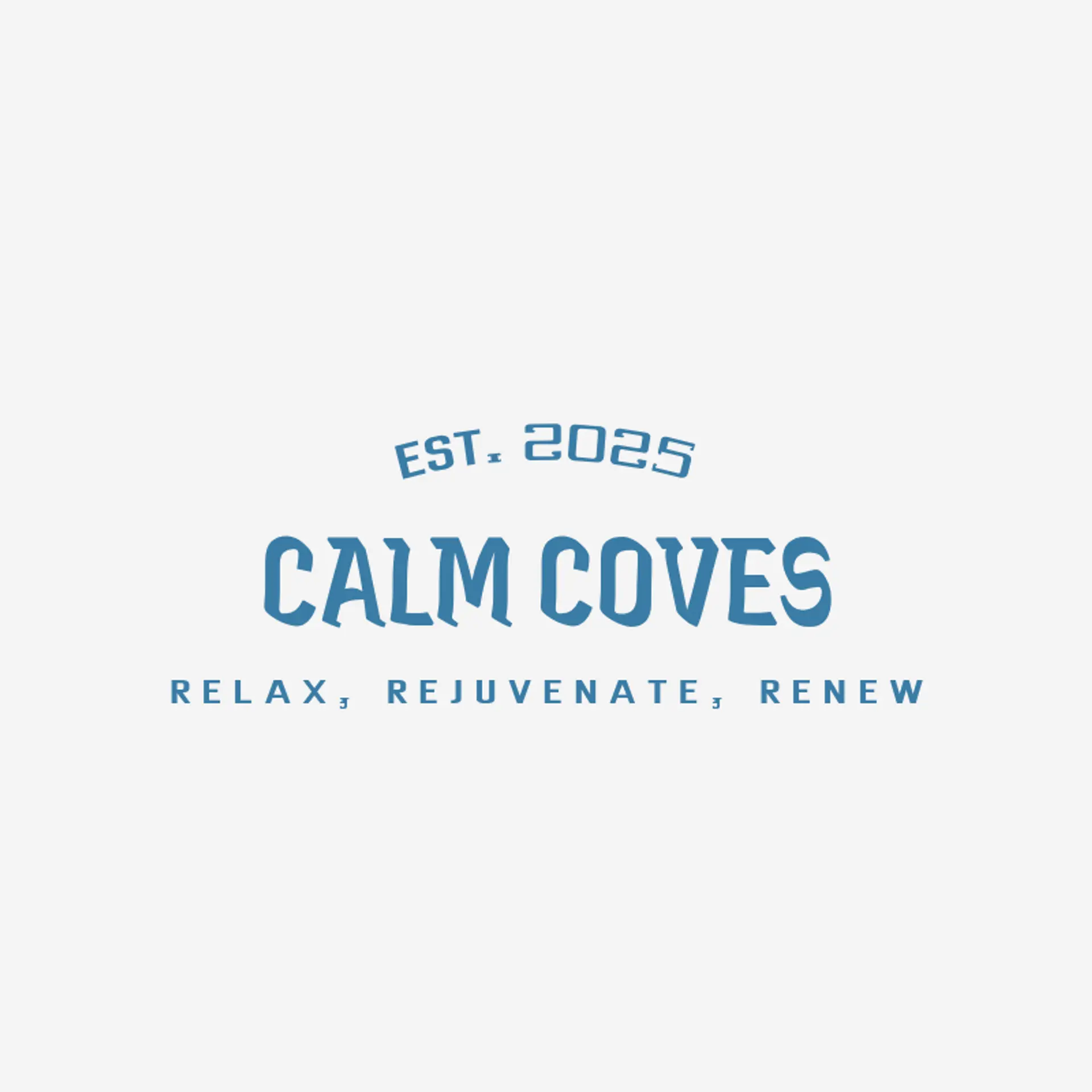 Calm Coves logo for beauty spa
