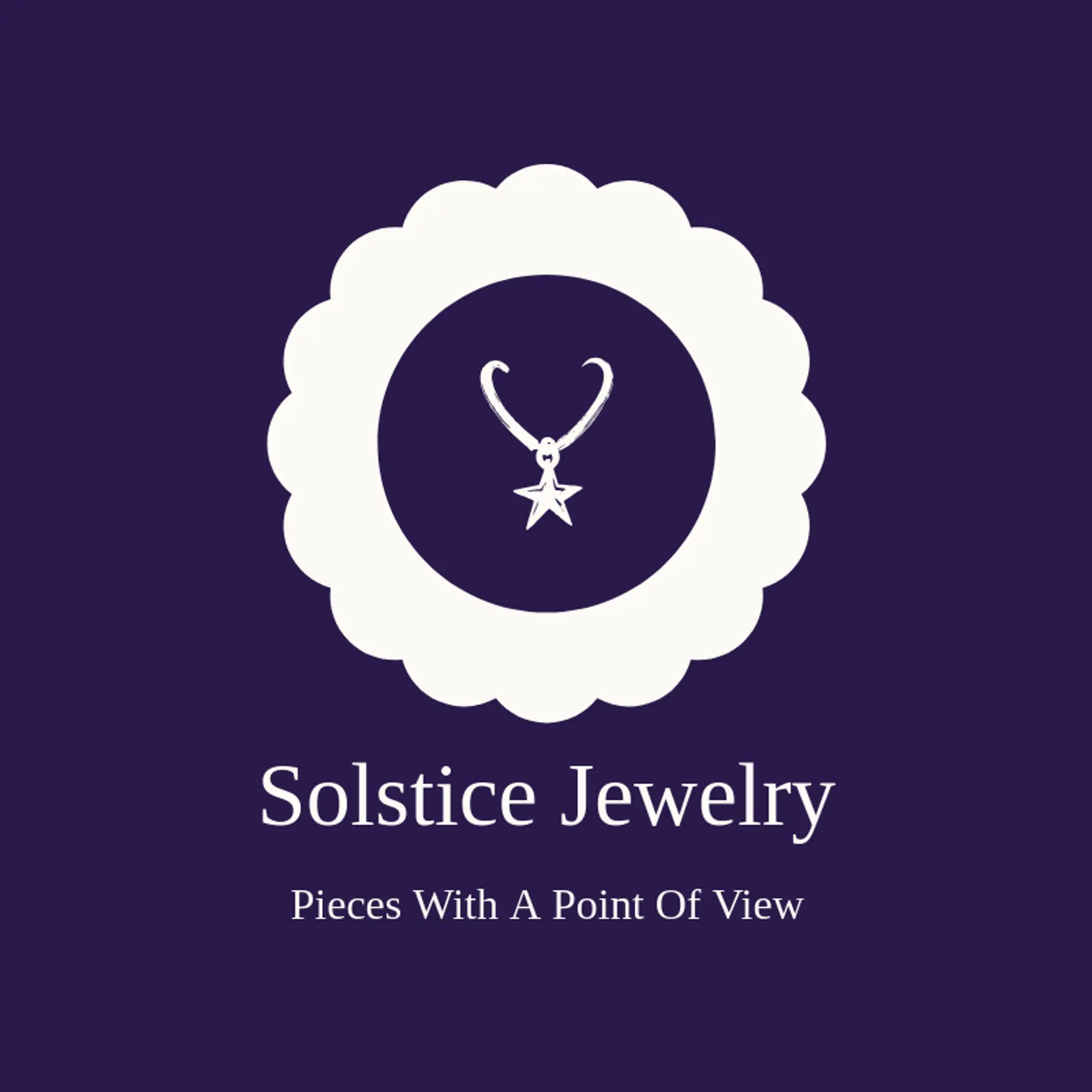 Solstice Jewelry logo for necklace