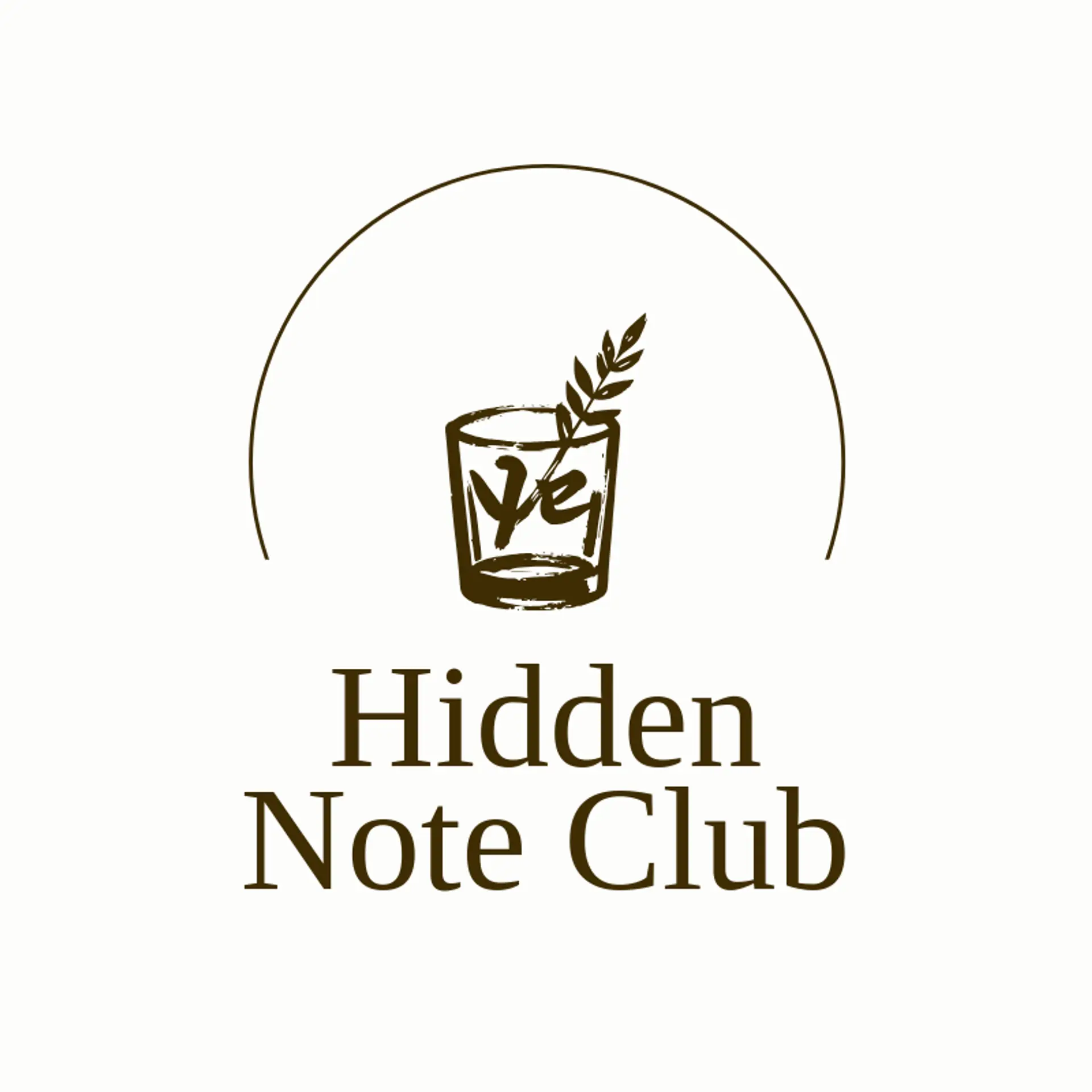 Hidden Note Club logo for speakeasy