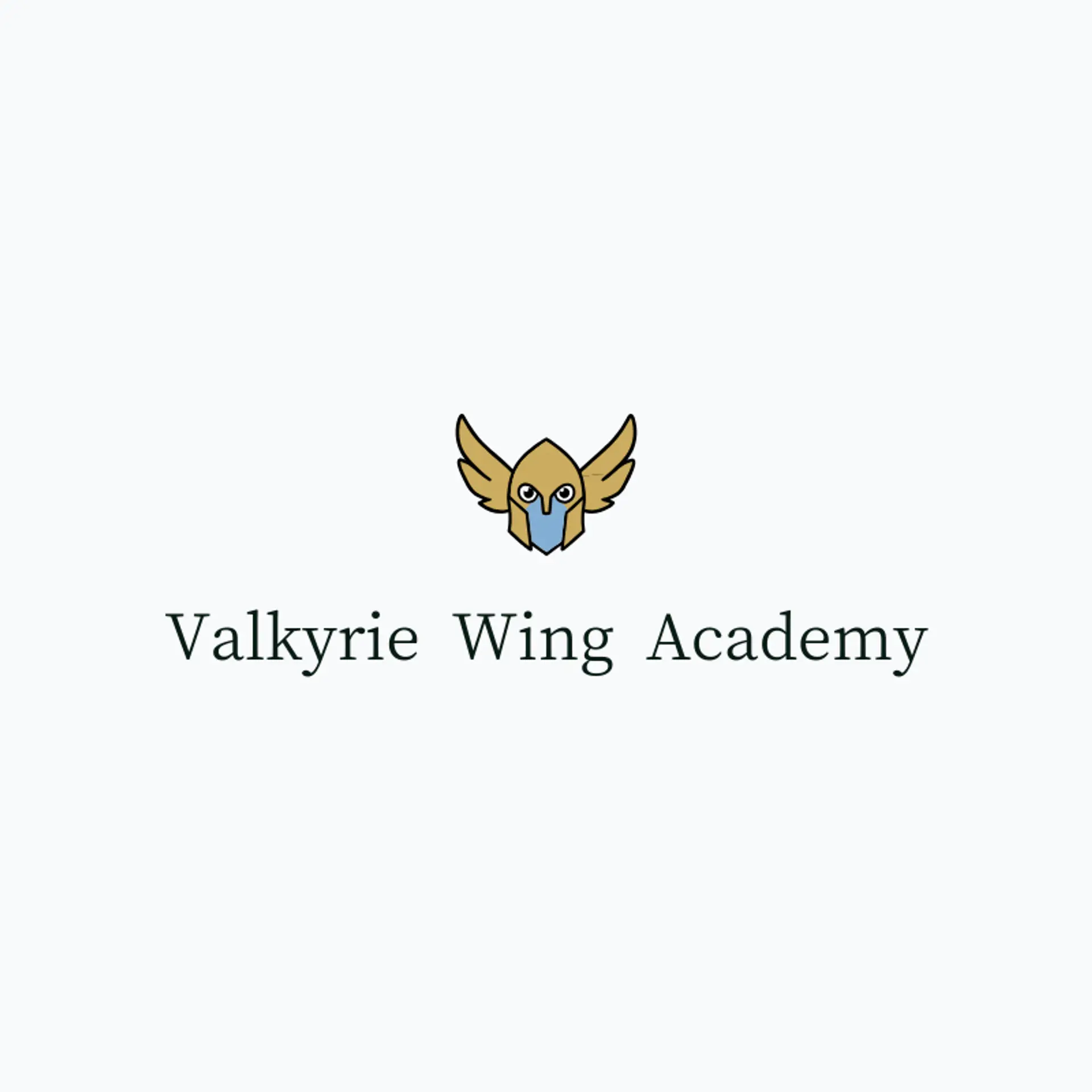 Valkyrie Wing Academy logo for warrior