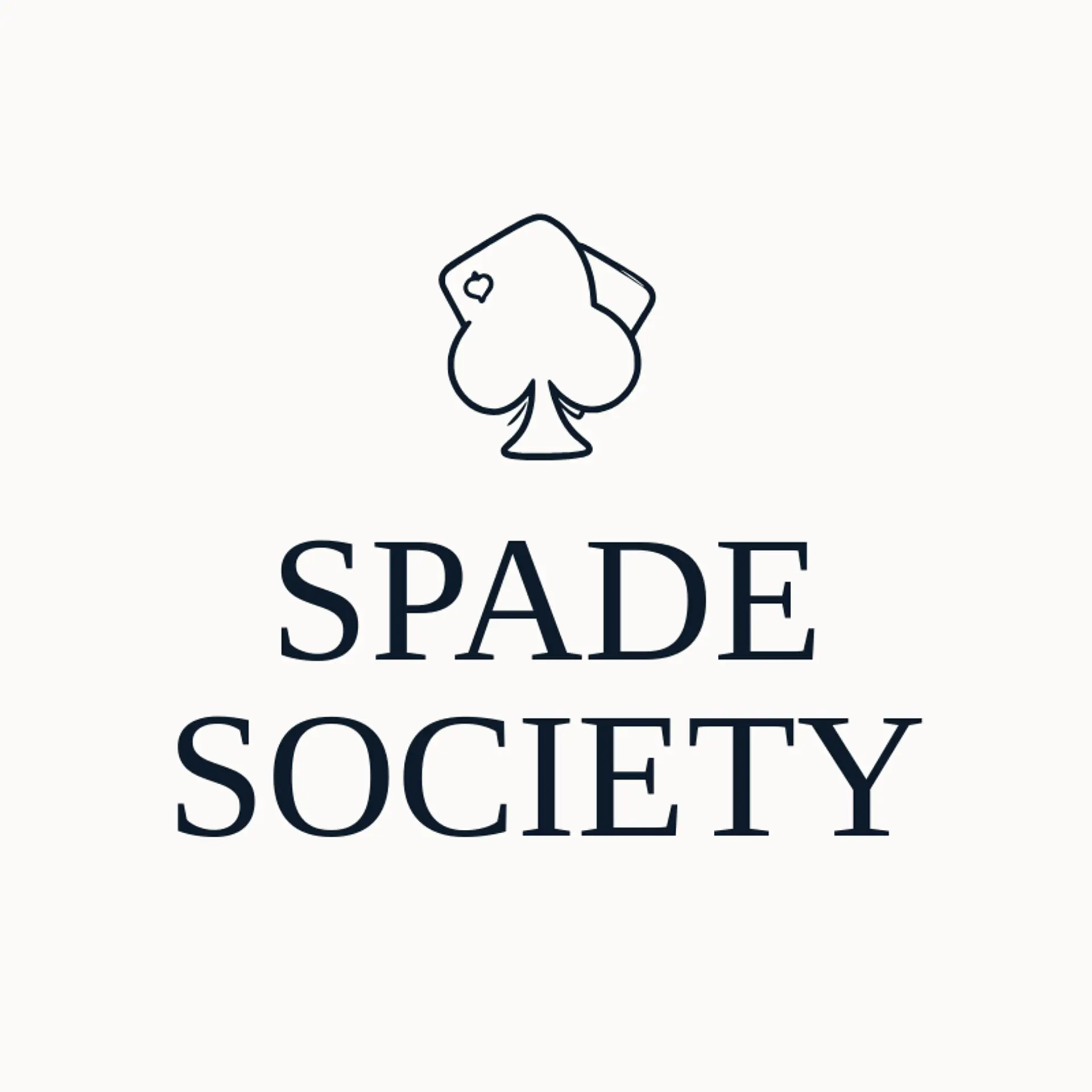 Spade Society logo for poker