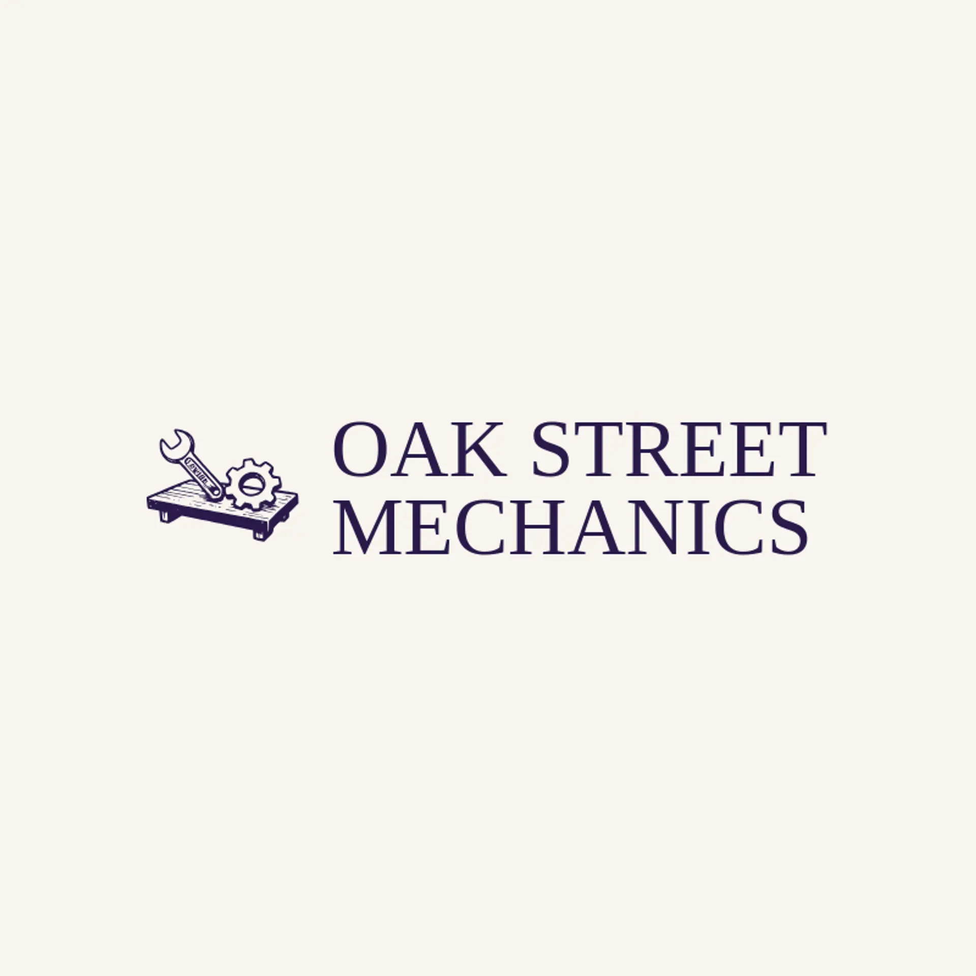 Oak Street Mechanics logo for workshop