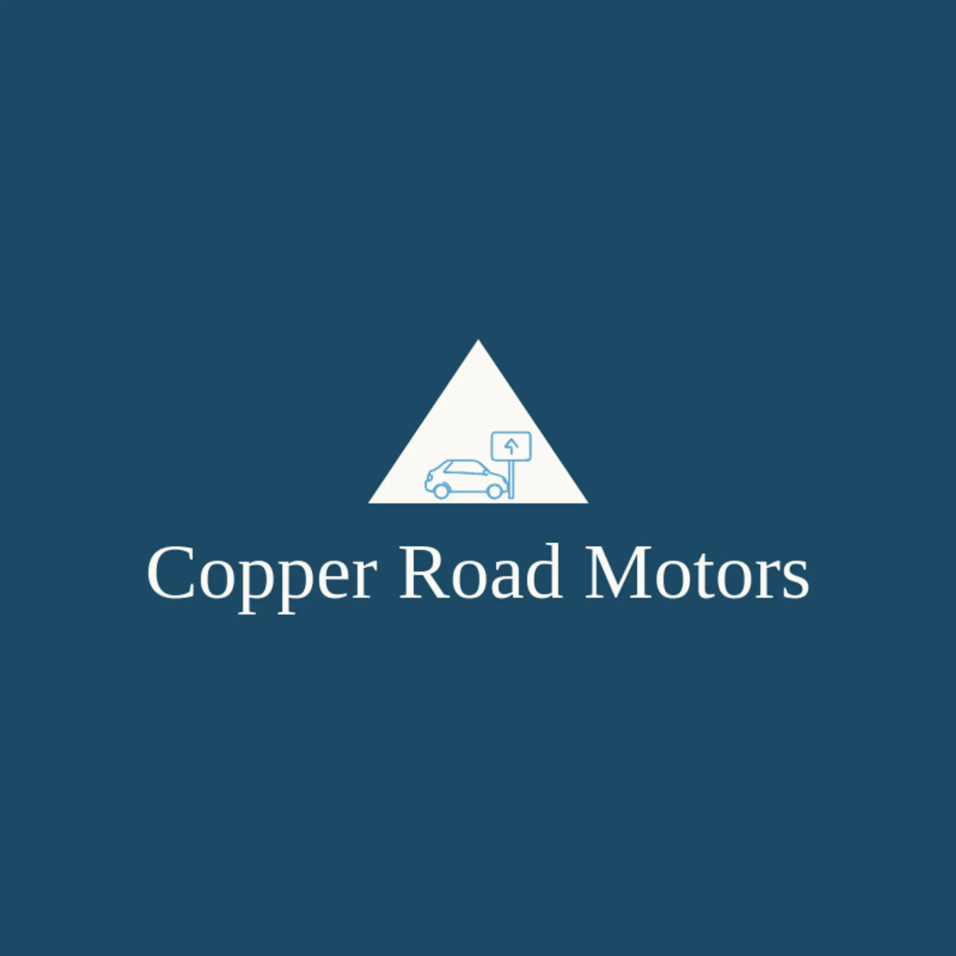 Copper Road Motors logo for car rental