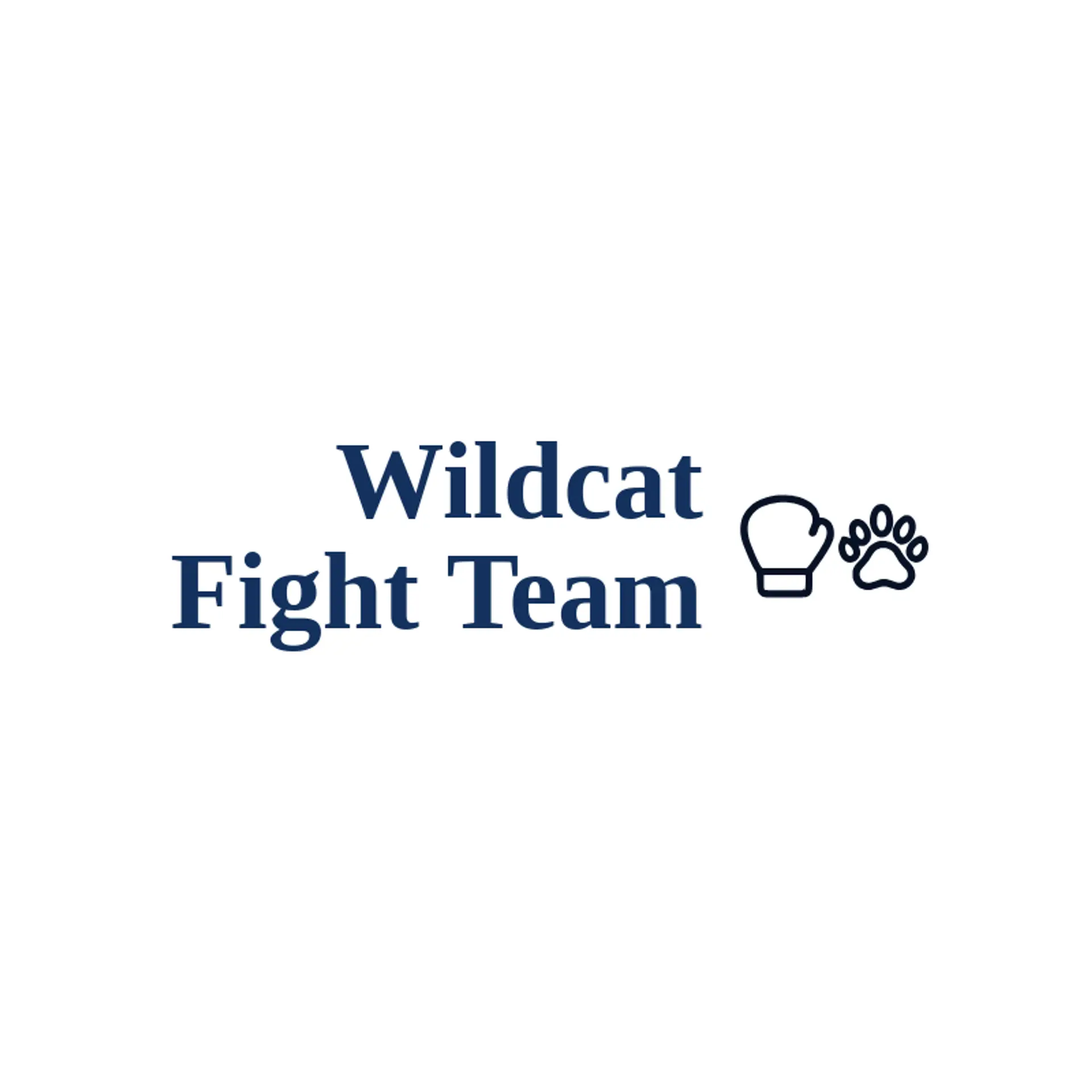 Wildcat Fight Team logo for fight