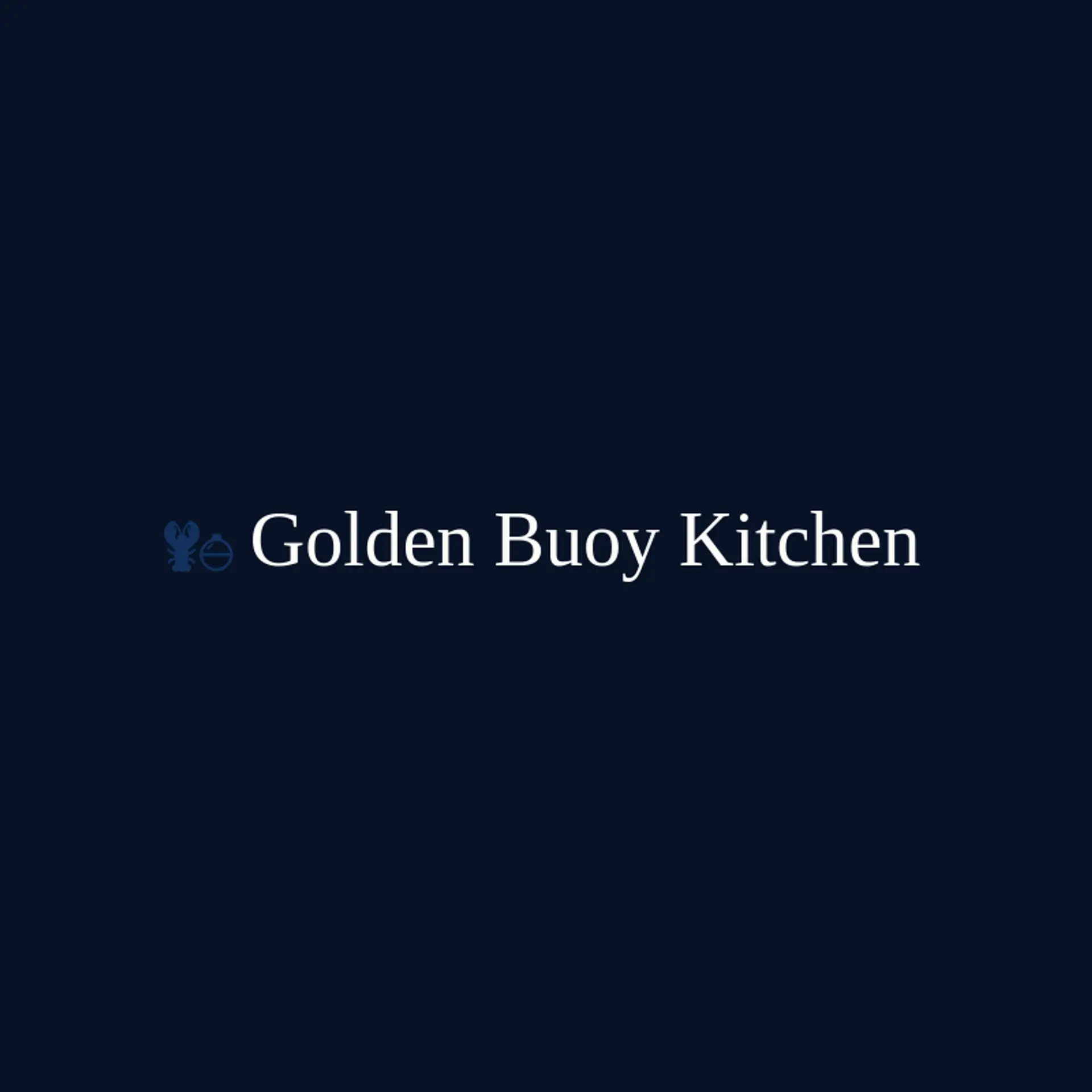 Golden Buoy Kitchen logo for lobster