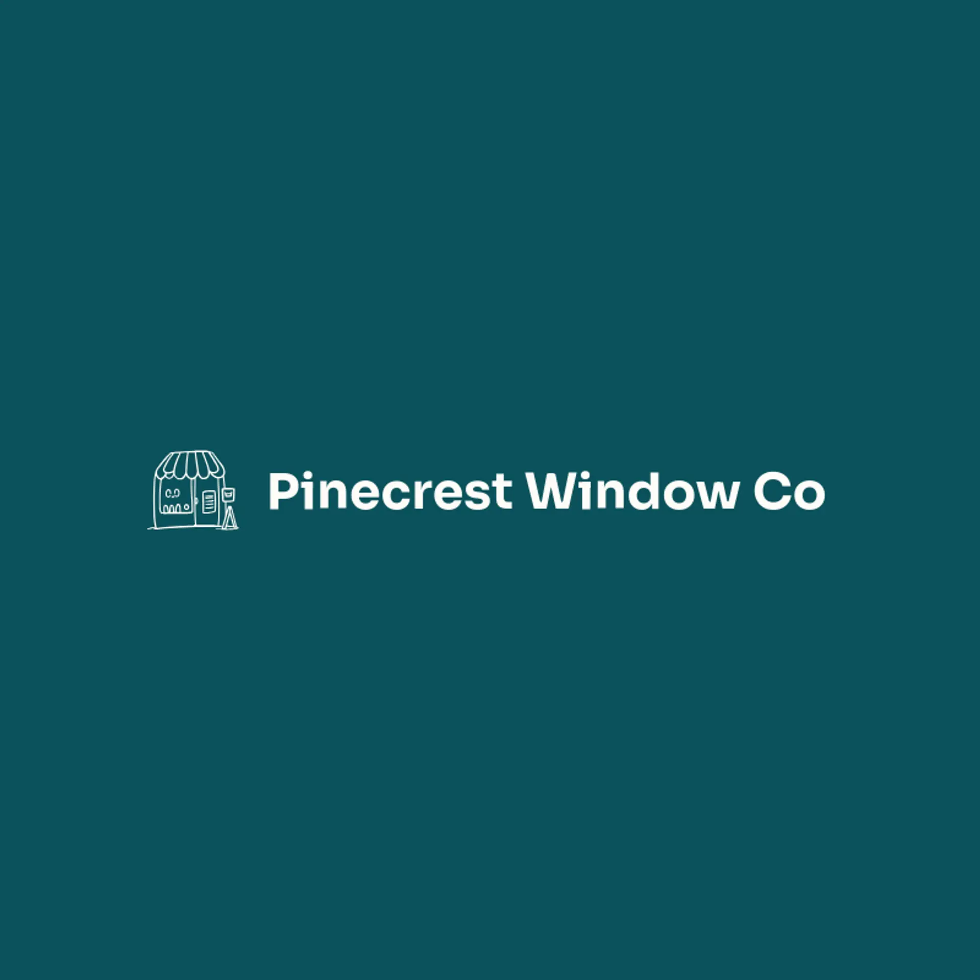Pinecrest Window Co logo for window