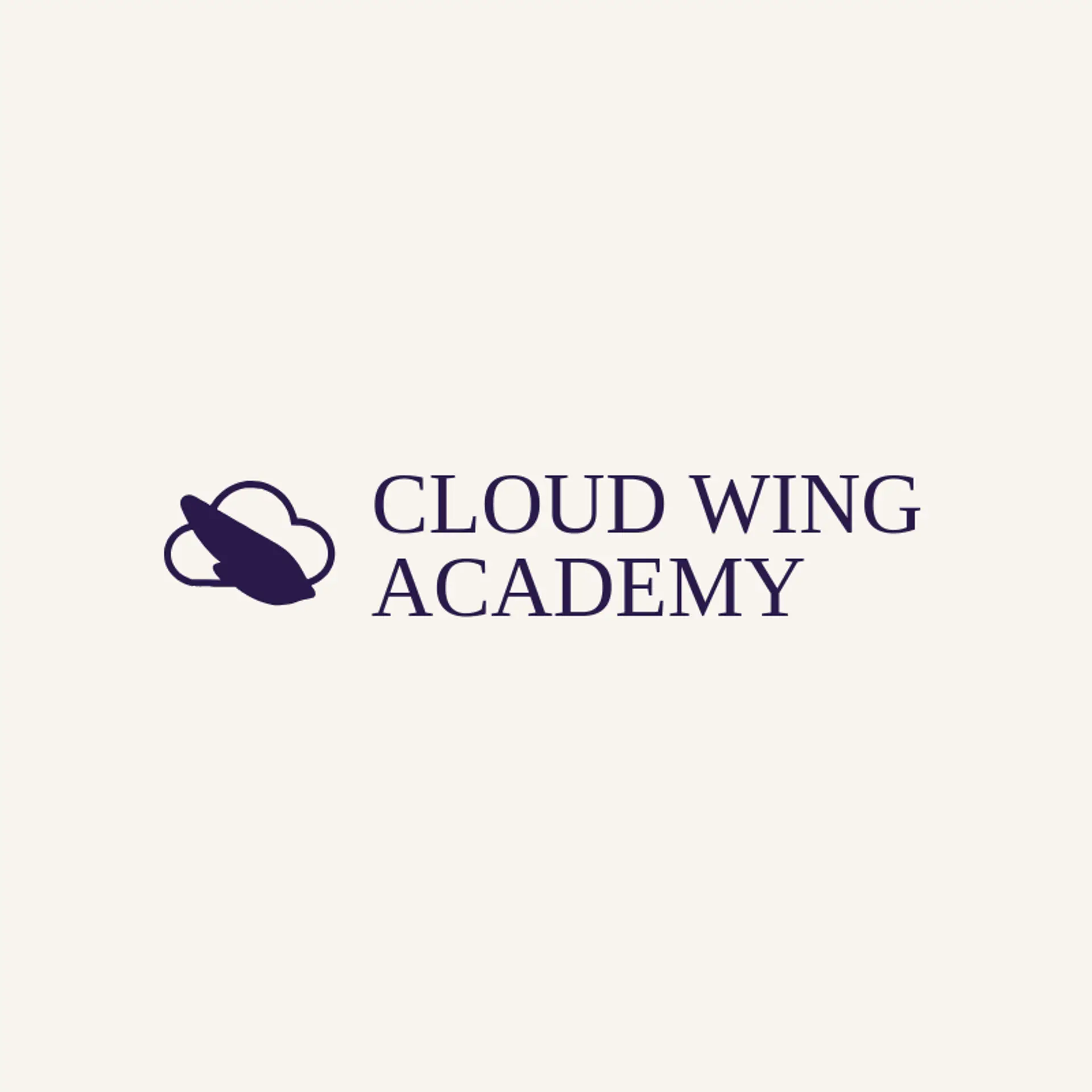 Cloud Wing Academy logo for wing