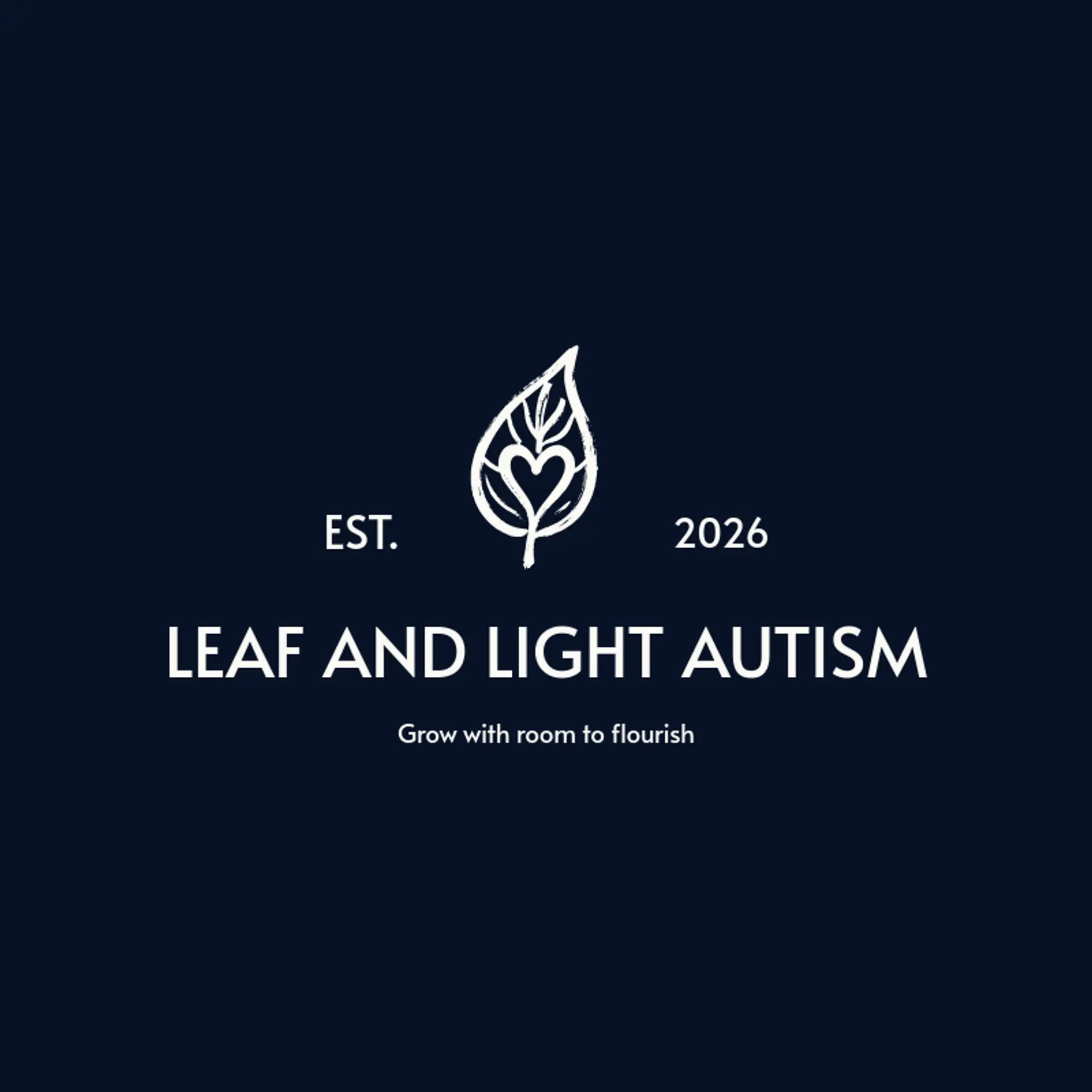 Leaf and Light Autism logo for autism