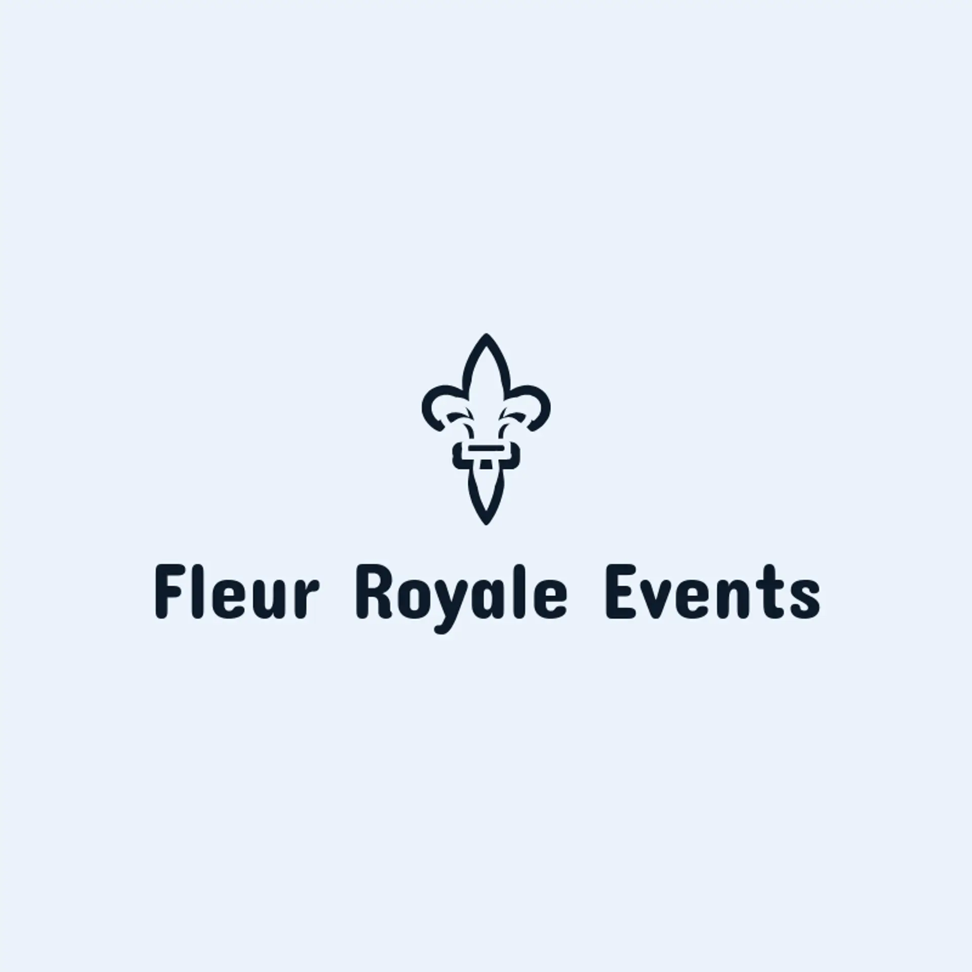 Fleur Royale Events logo for fleur de lis