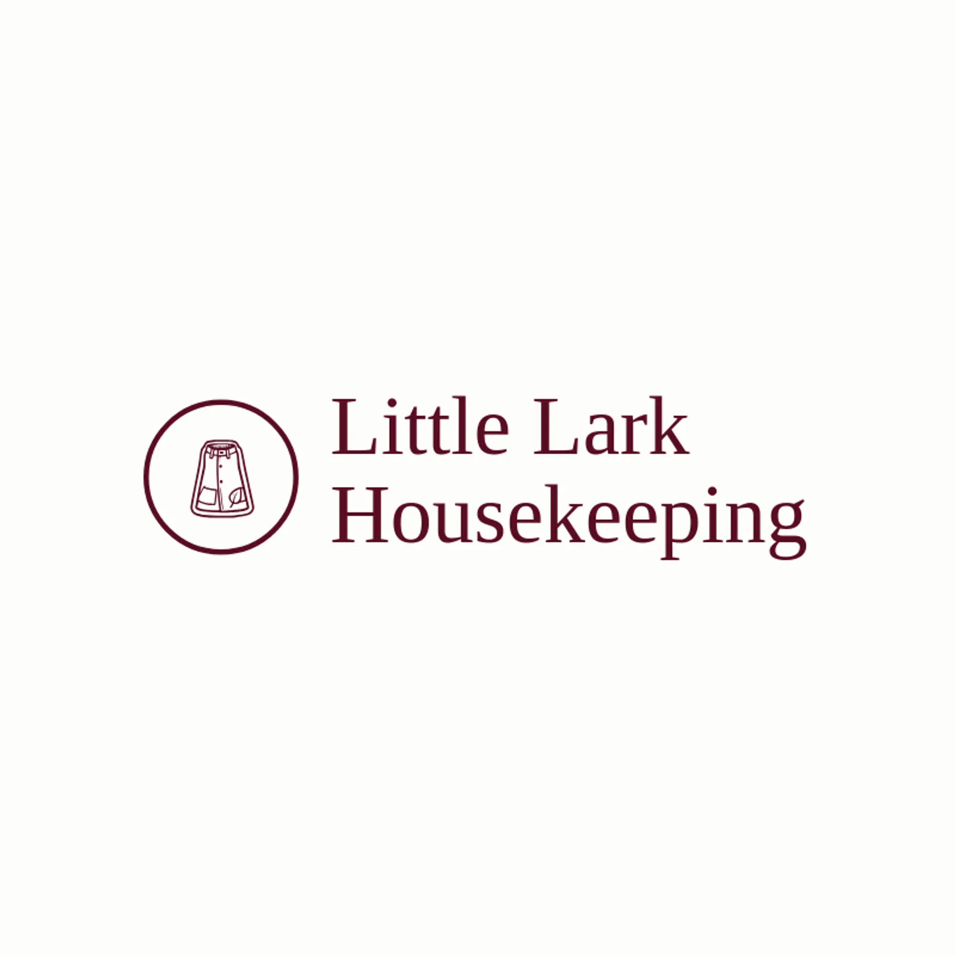 Little Lark Housekeeping logo for housekeeping