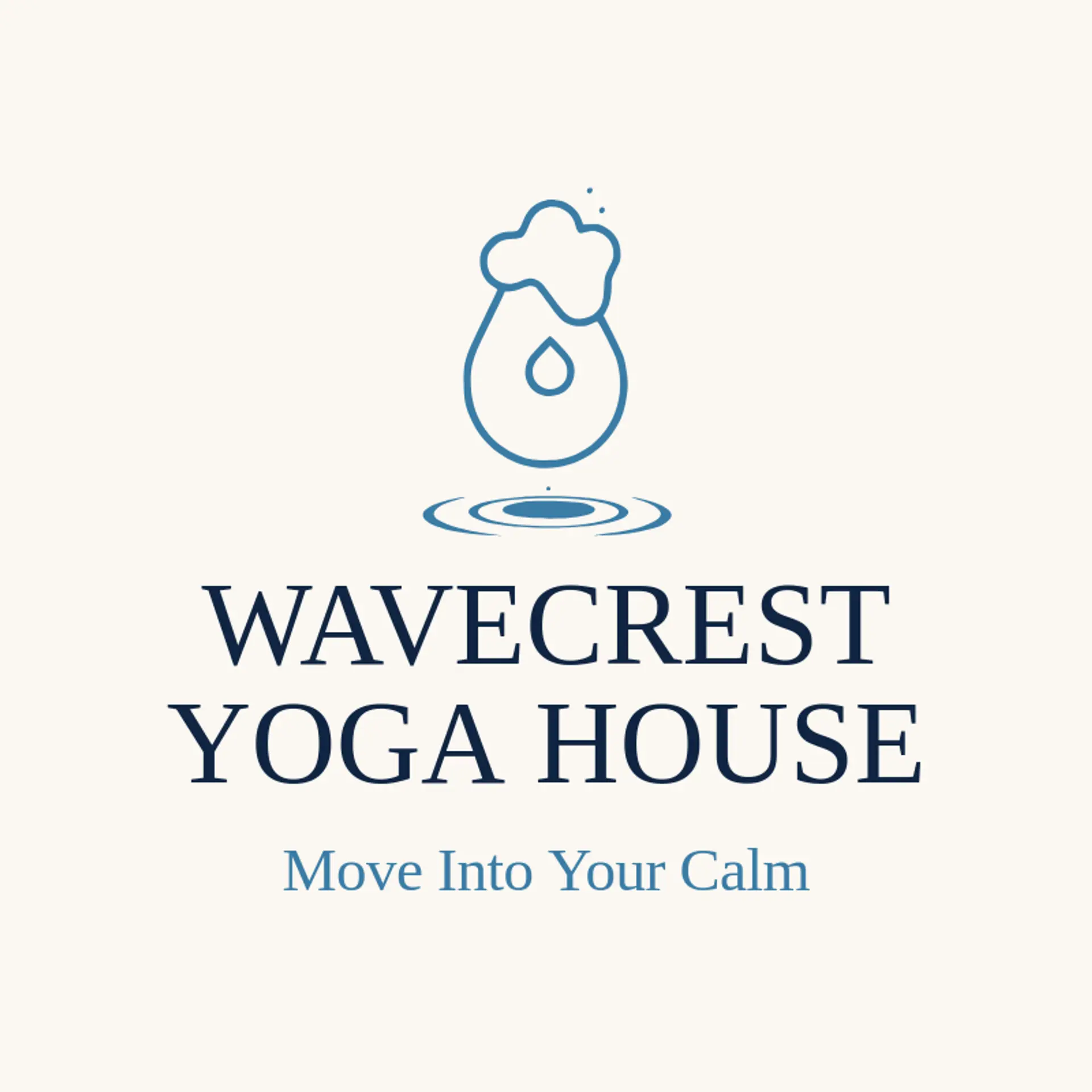 Wavecrest Yoga House logo for ripple