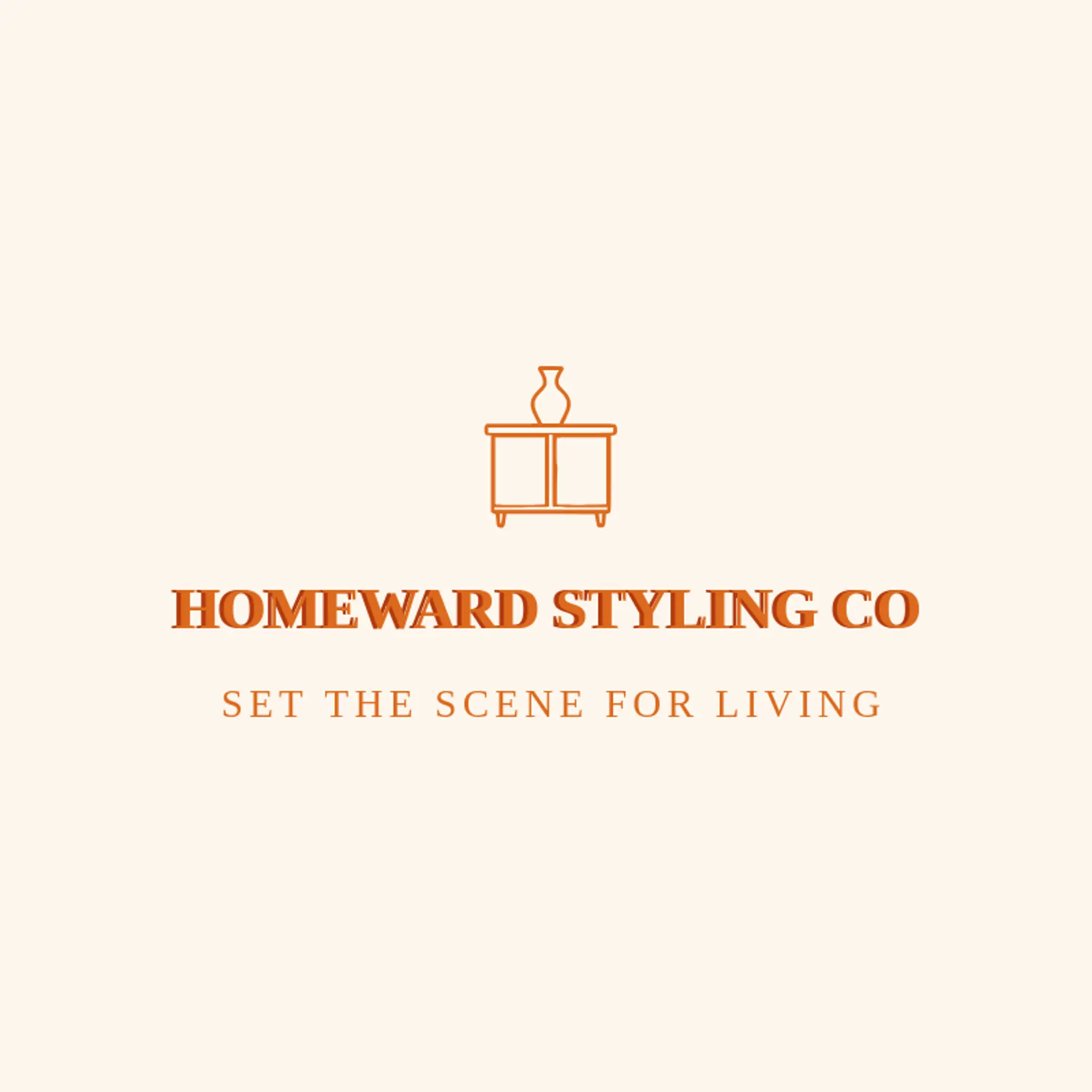 Homeward Styling Co logo for home staging