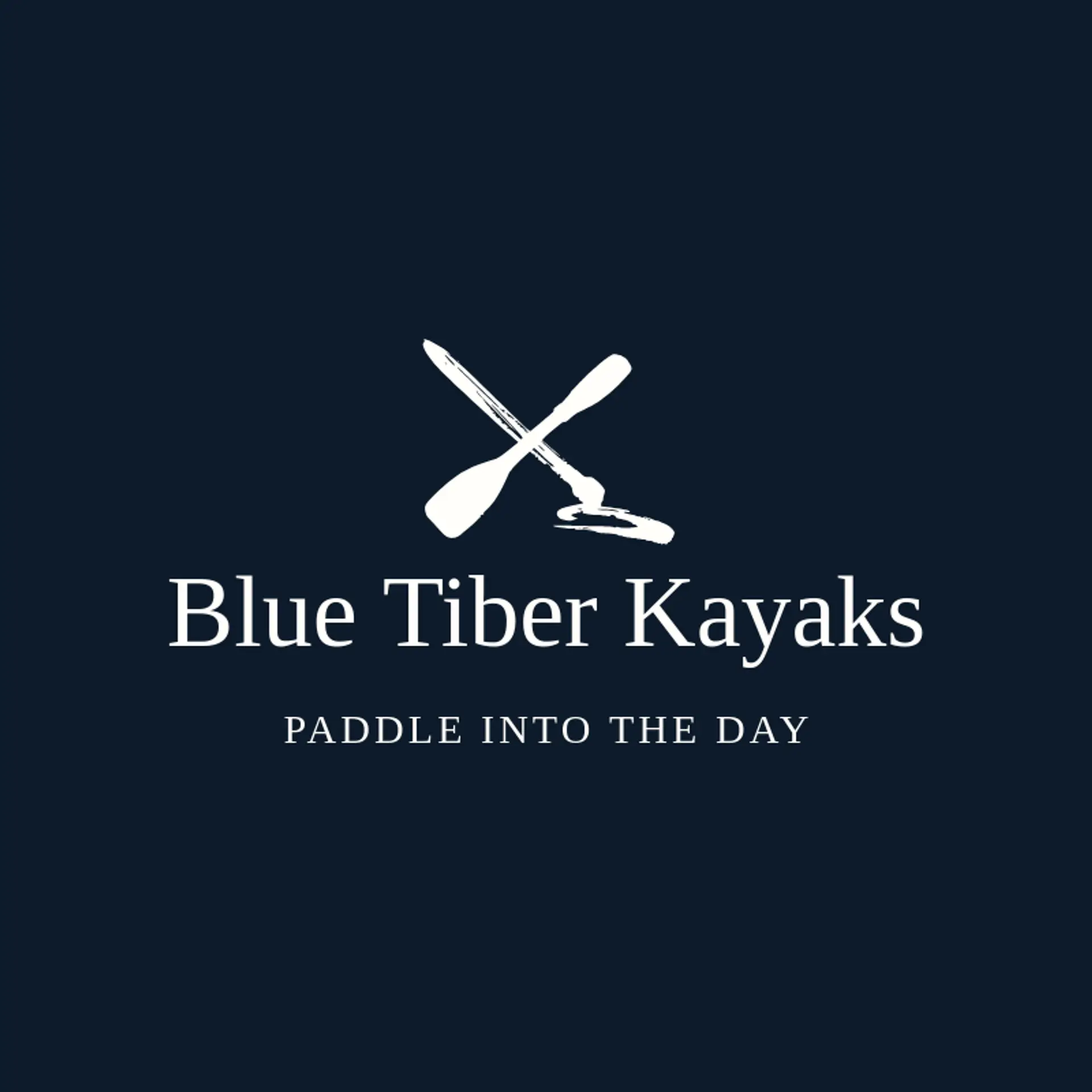 Blue Tiber Kayaks logo for rome