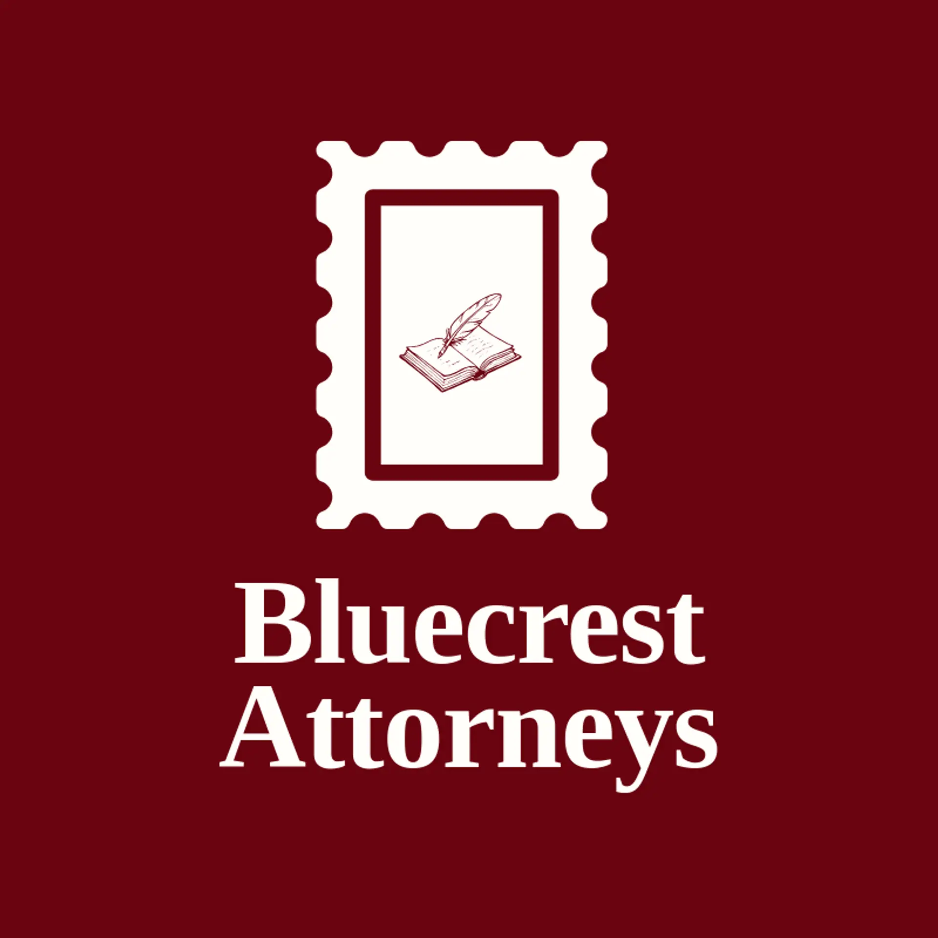 Bluecrest Attorneys logo for legal services