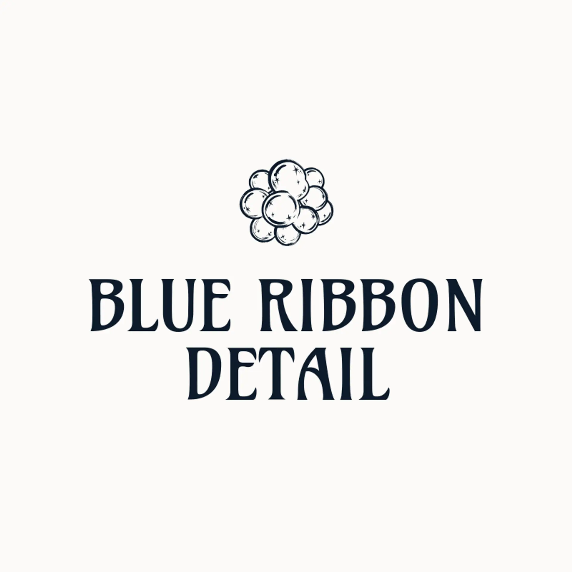 Blue Ribbon Detail logo for car detailing