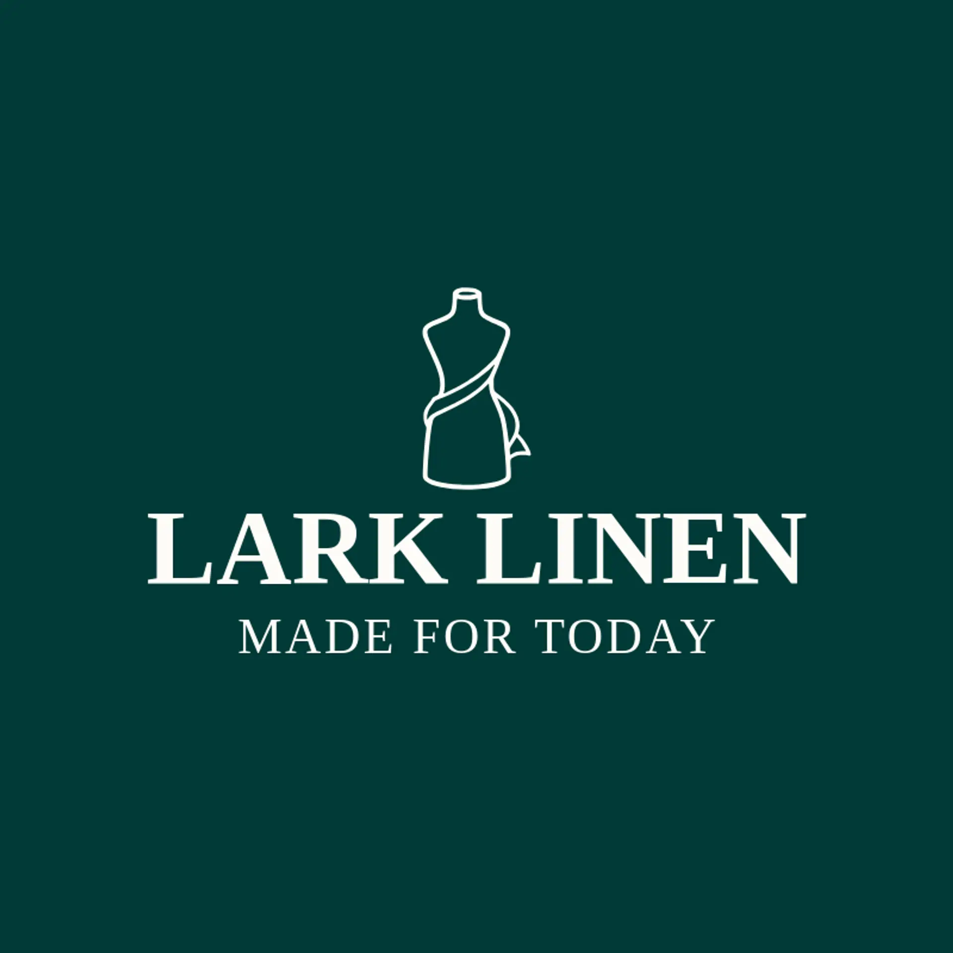 Lark Linen logo for clothing store