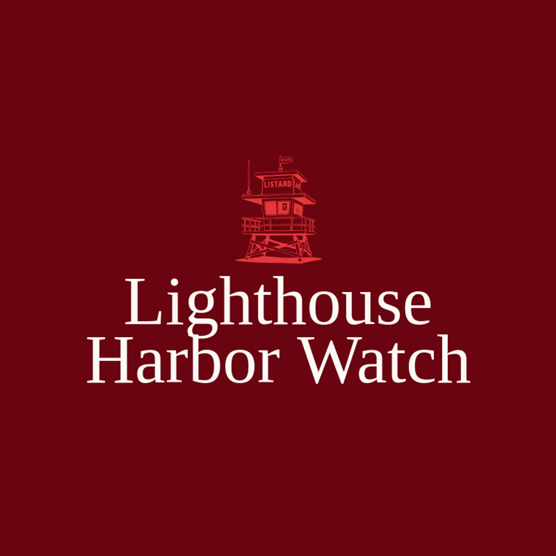 Lighthouse Harbor Watch logo for coast guard