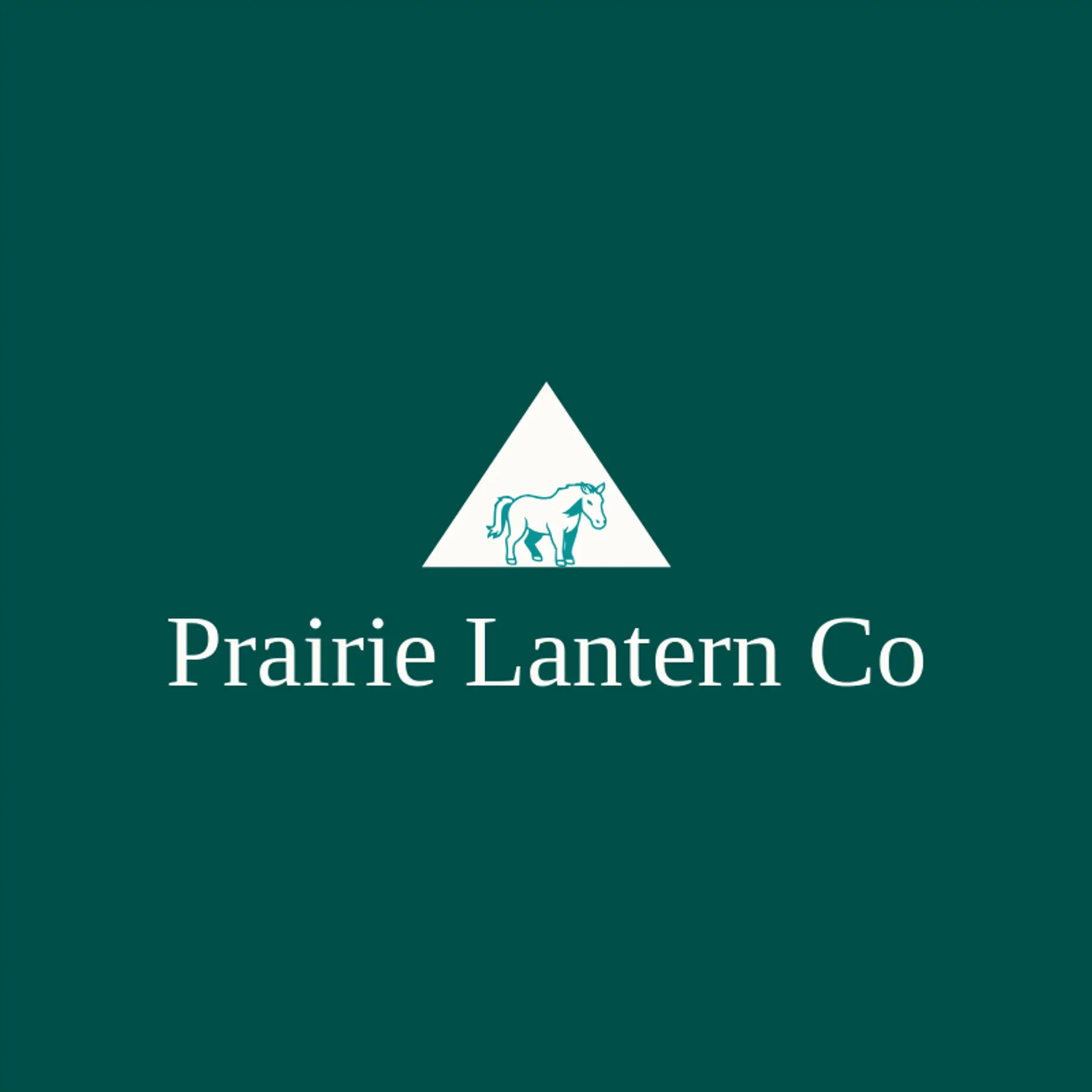 Prairie Lantern Co logo for bronco