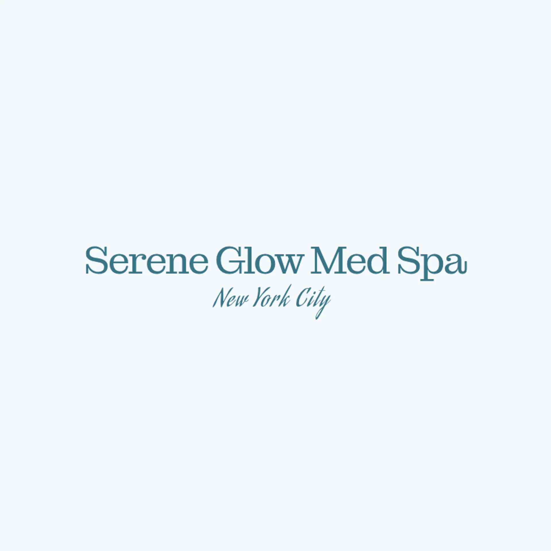 Serene Glow Med Spa logo for medical spa