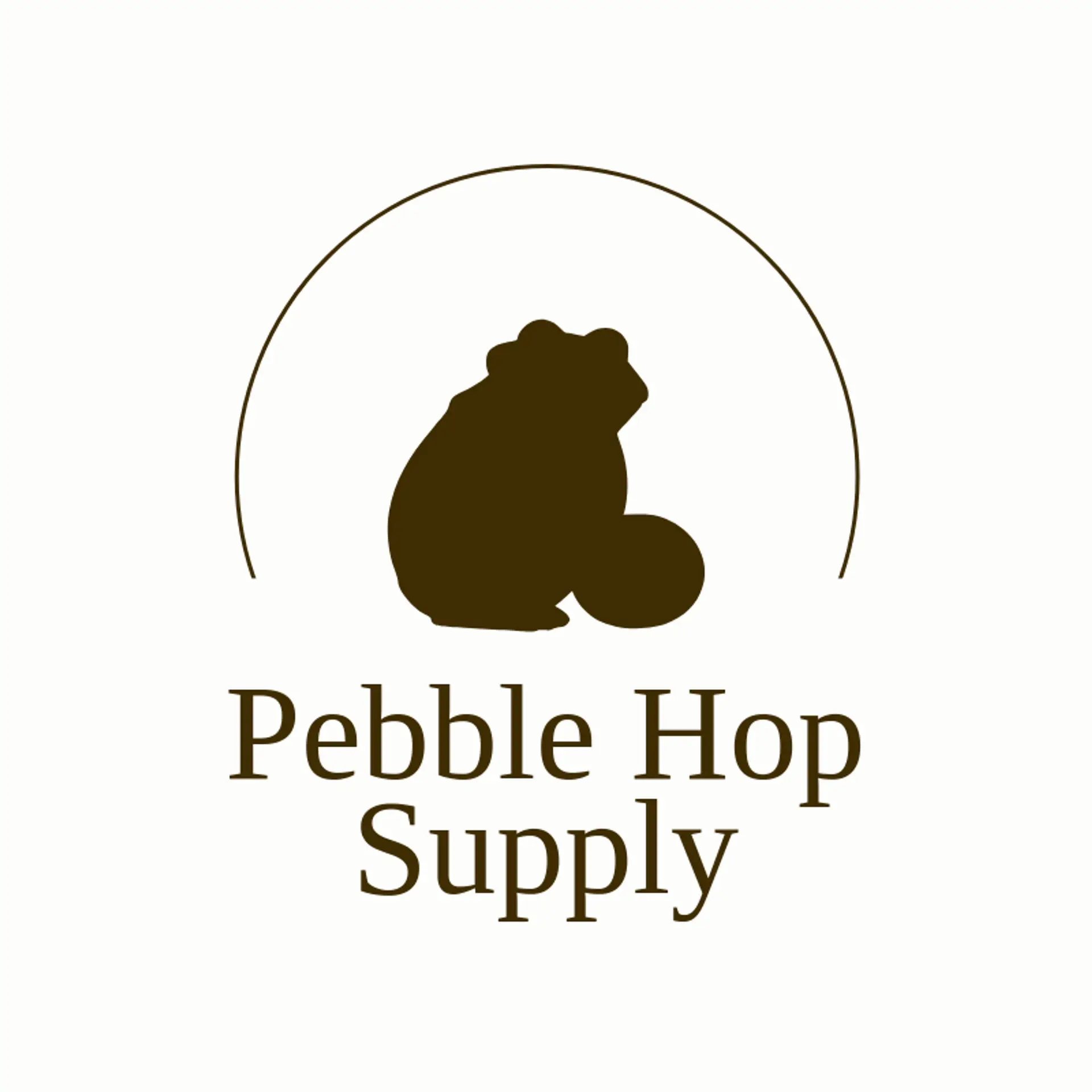 Pebble Hop Supply logo for toad
