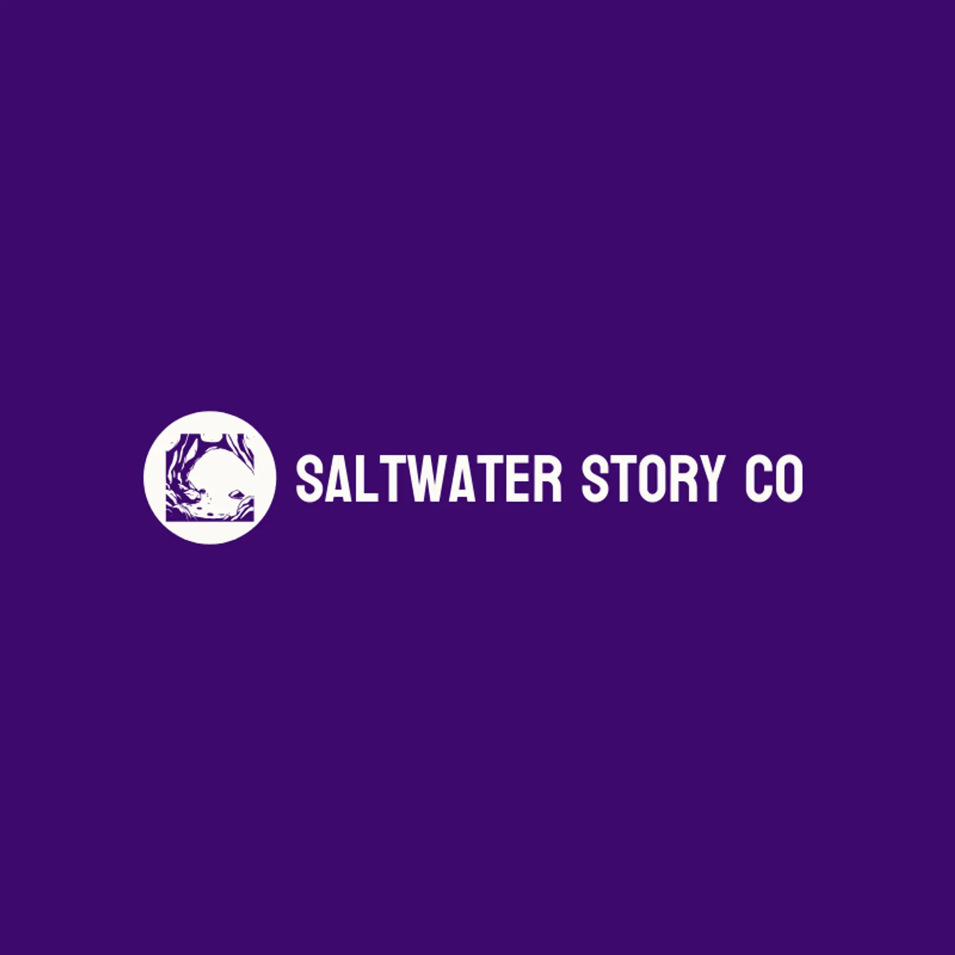 Saltwater Story Co logo for lagoon