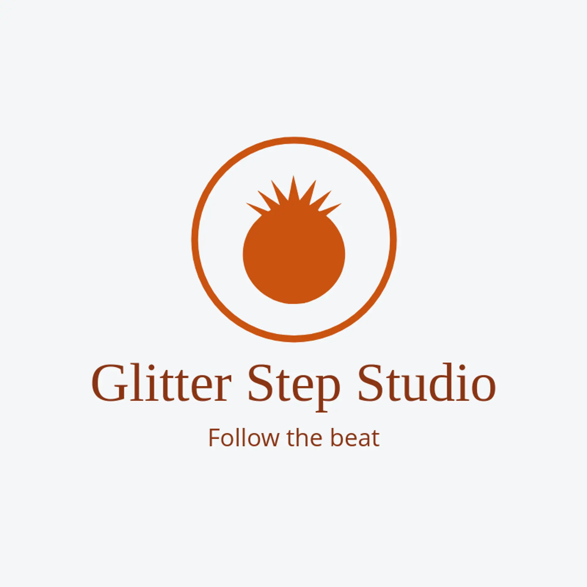 Glitter Step Studio logo for disco