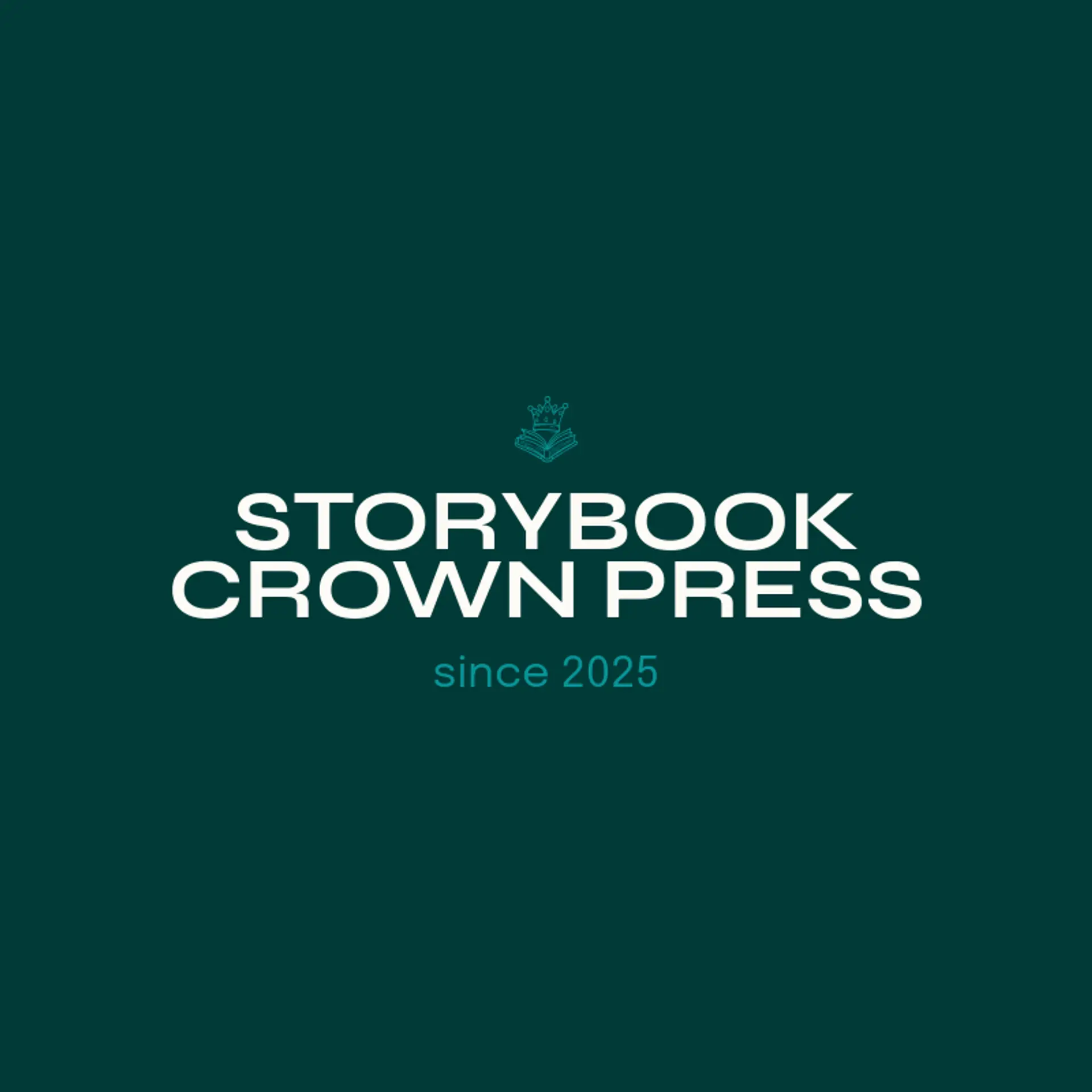Storybook Crown Press logo for queen
