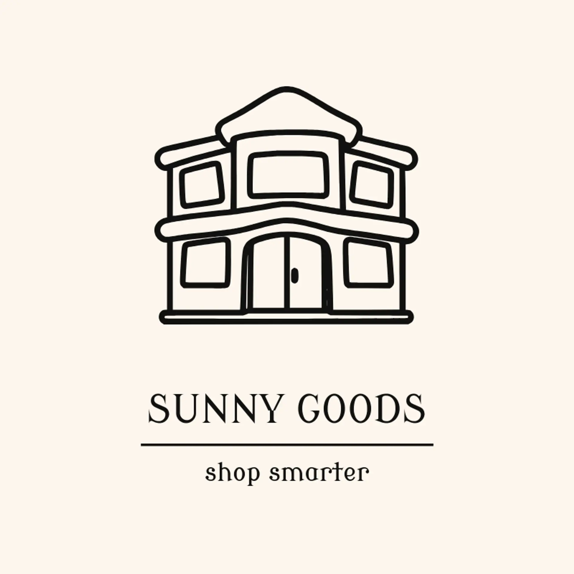 Sunny Goods logo for shop