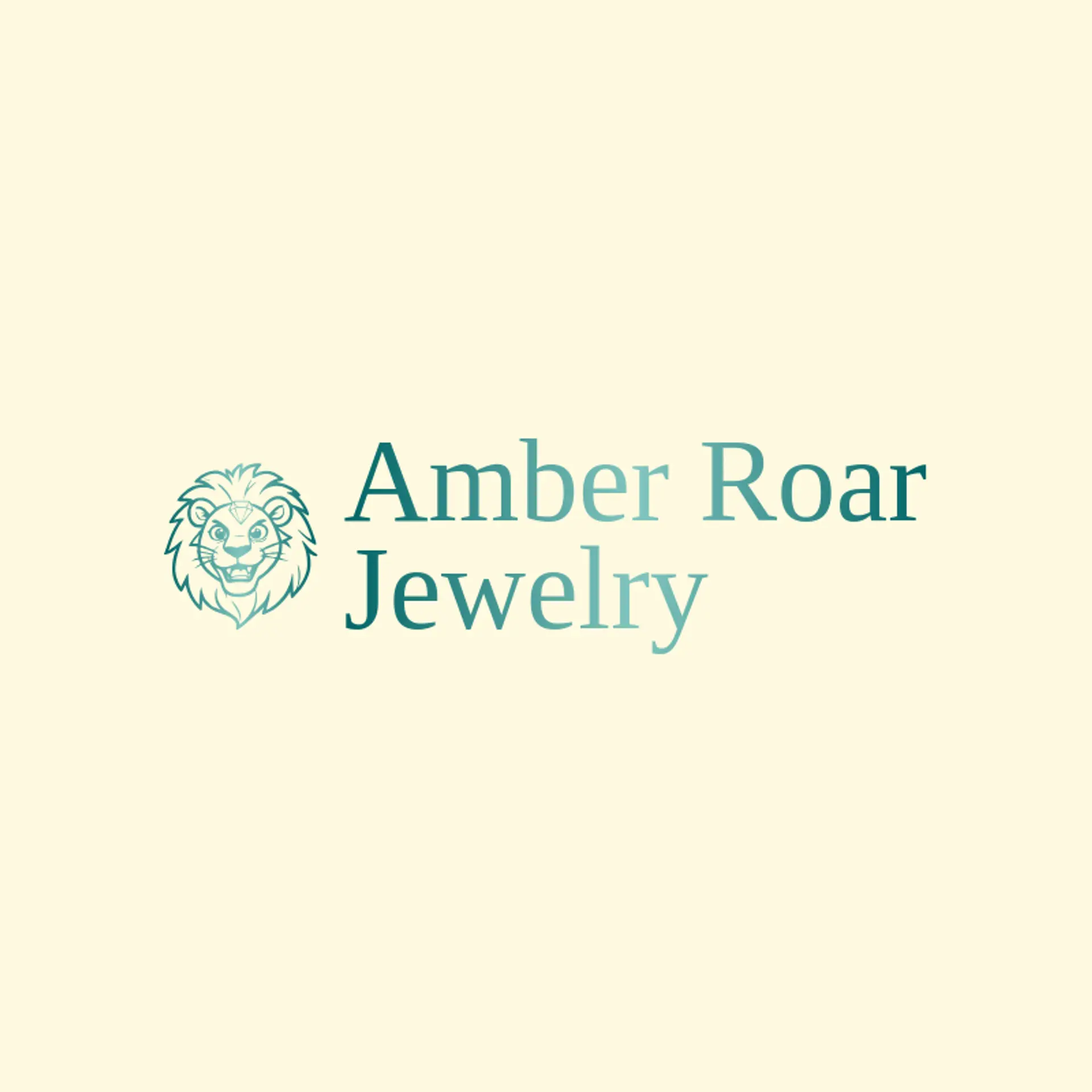 Amber Roar Jewelry logo for lion head